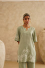 Sage Garden Embroidered
Tunic Set