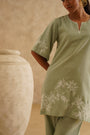 Sage Garden Embroidered
Tunic Set