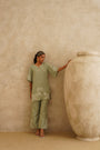 Sage Garden Embroidered
Tunic Set