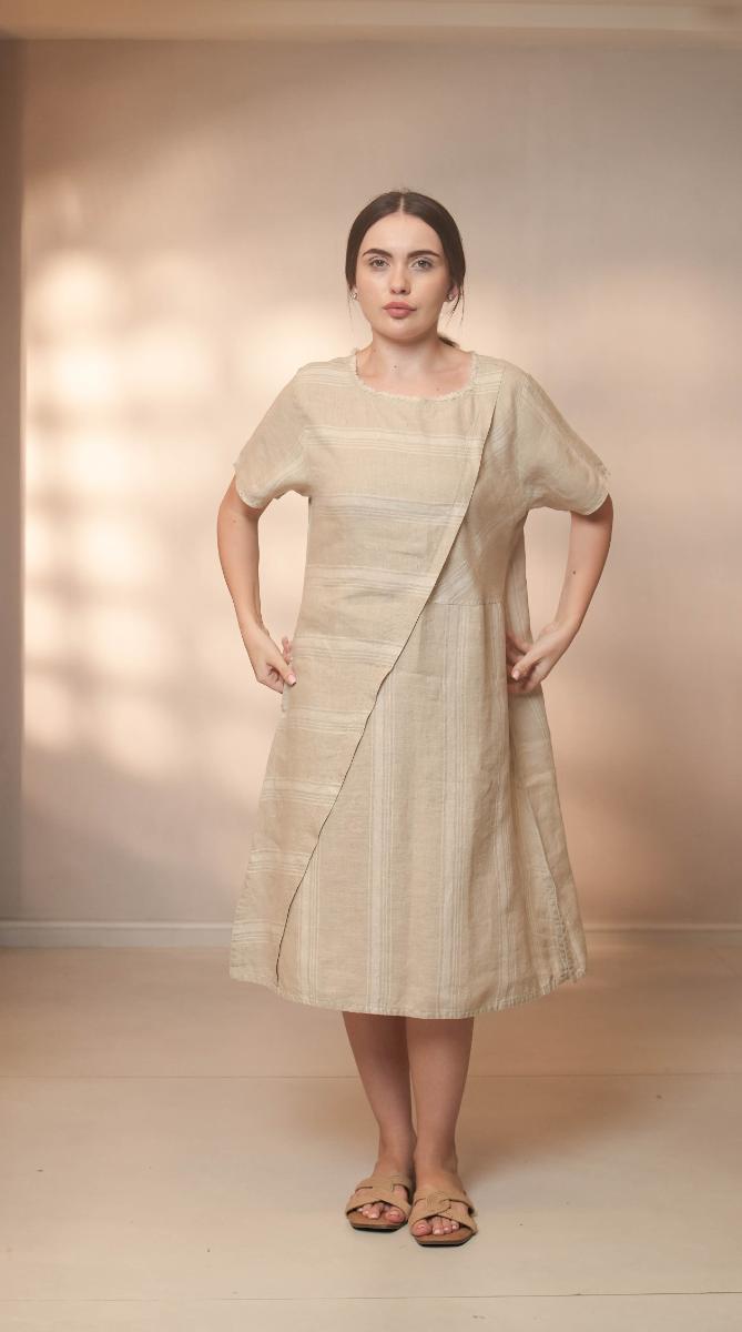 Sorrento Dressshadow Stripe Sand