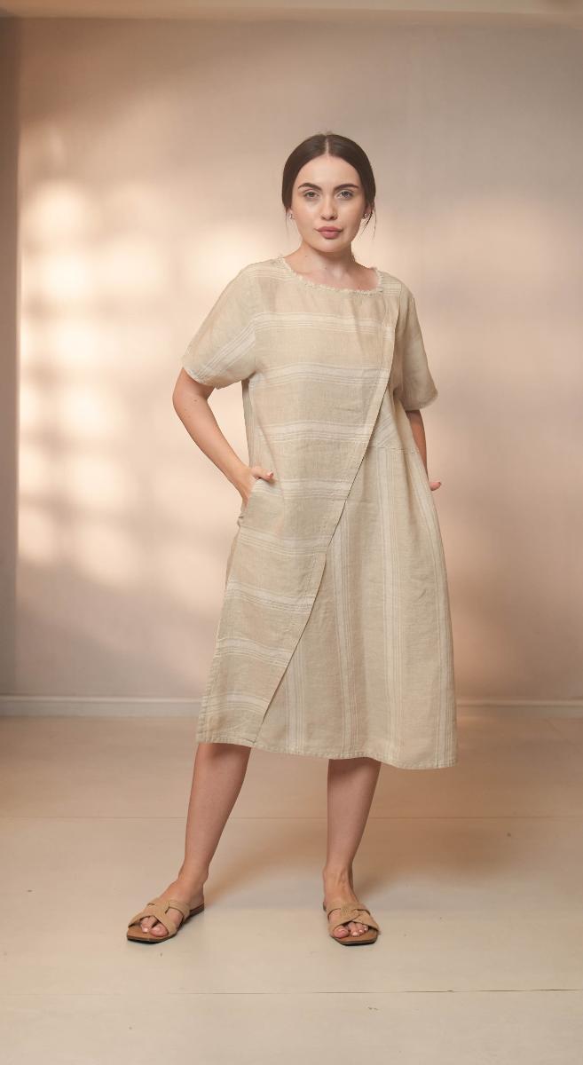 Sorrento Dressshadow Stripe Sand