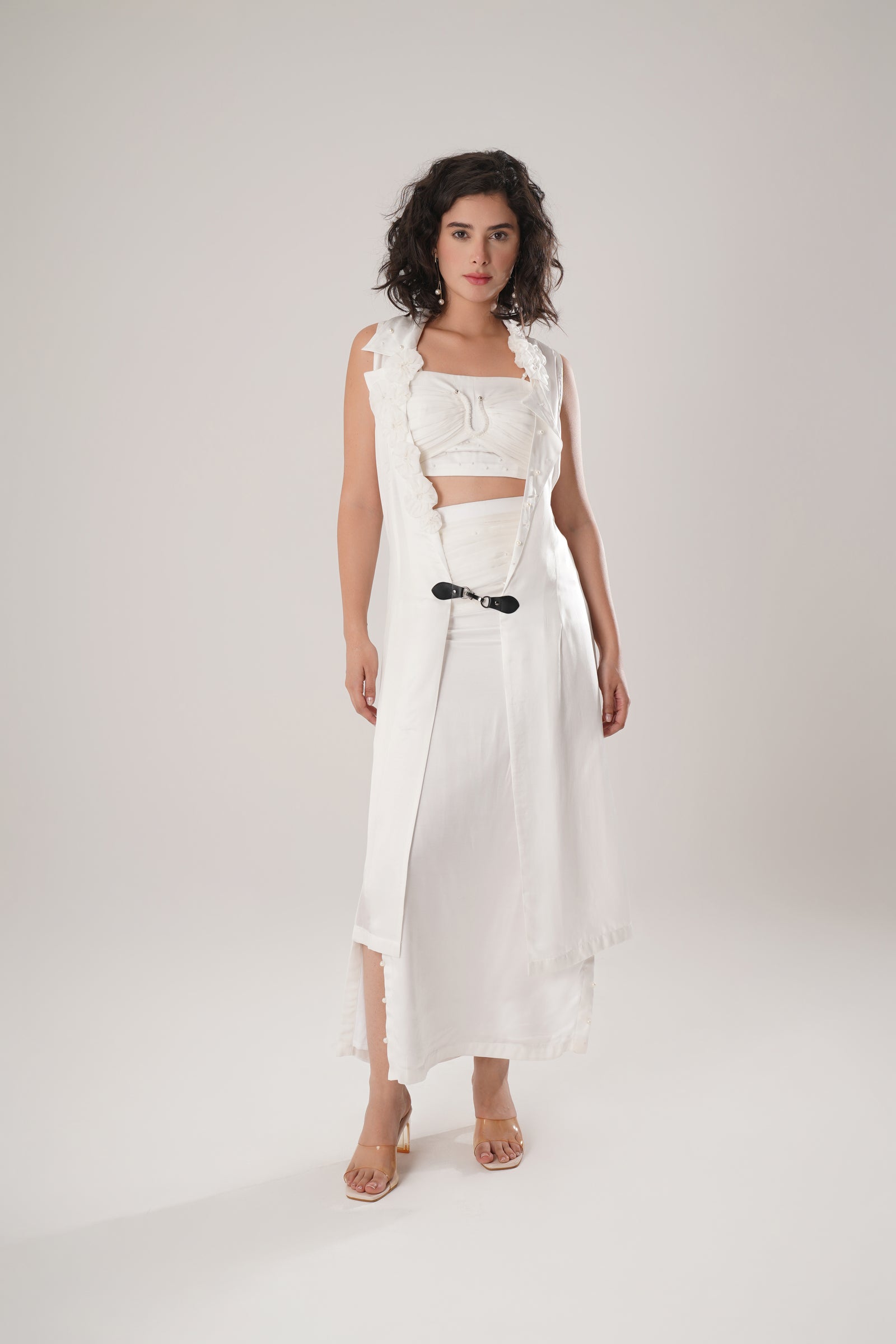 Sleeveless Summer Trench Is Crafted From Luxurious Modal Satin