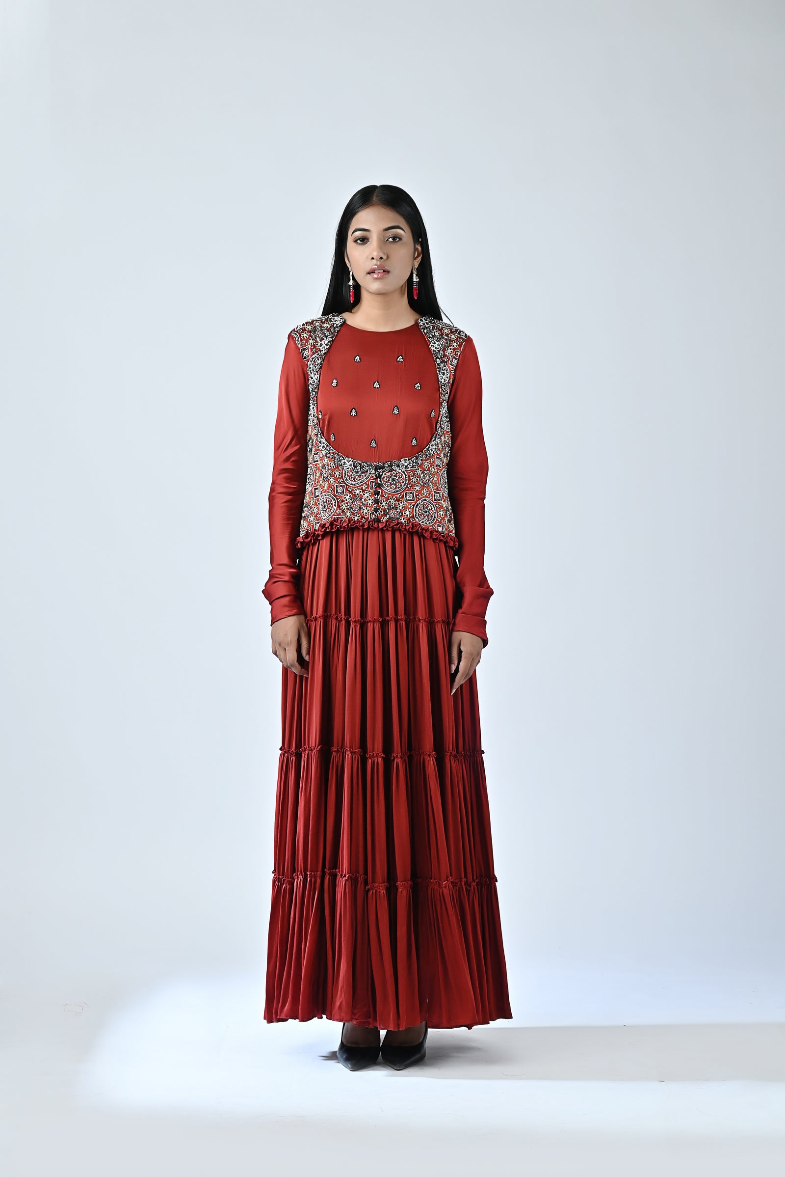 Francesca tiered dress