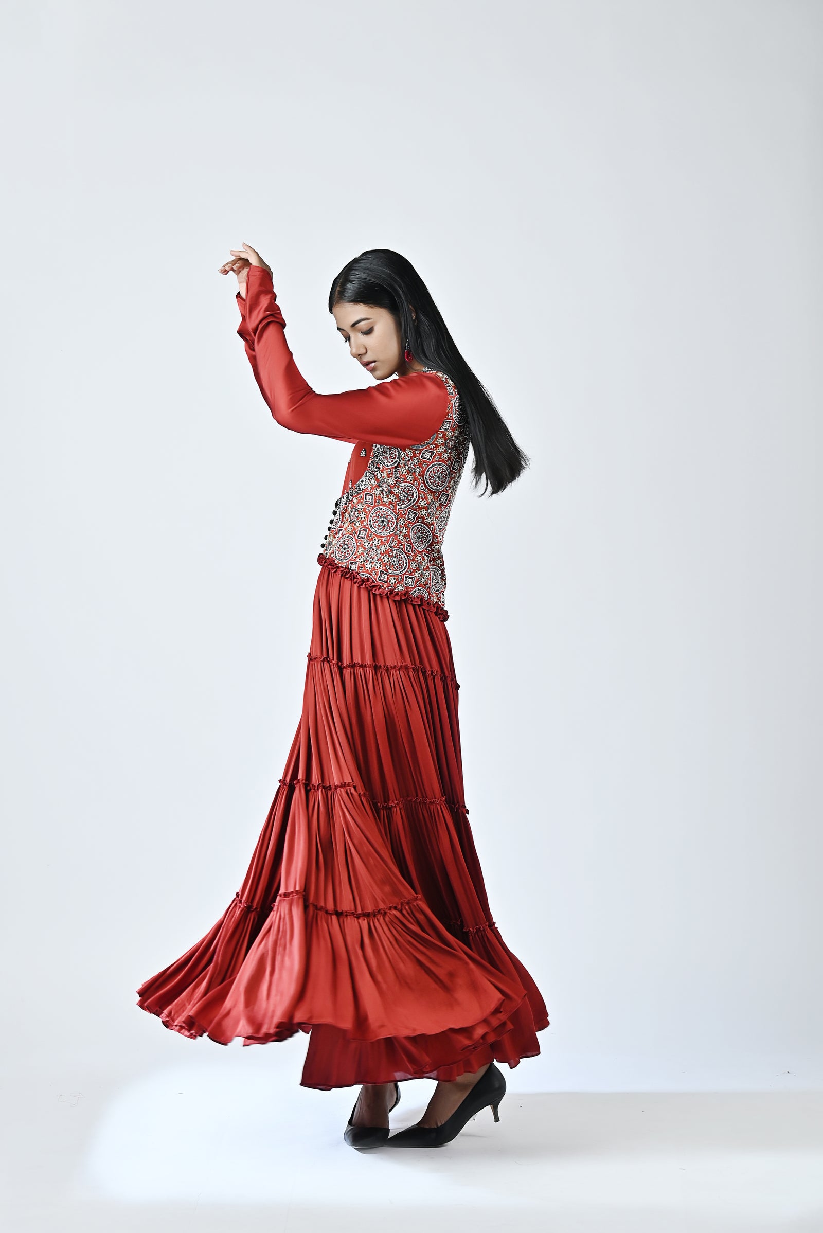 Francesca tiered dress