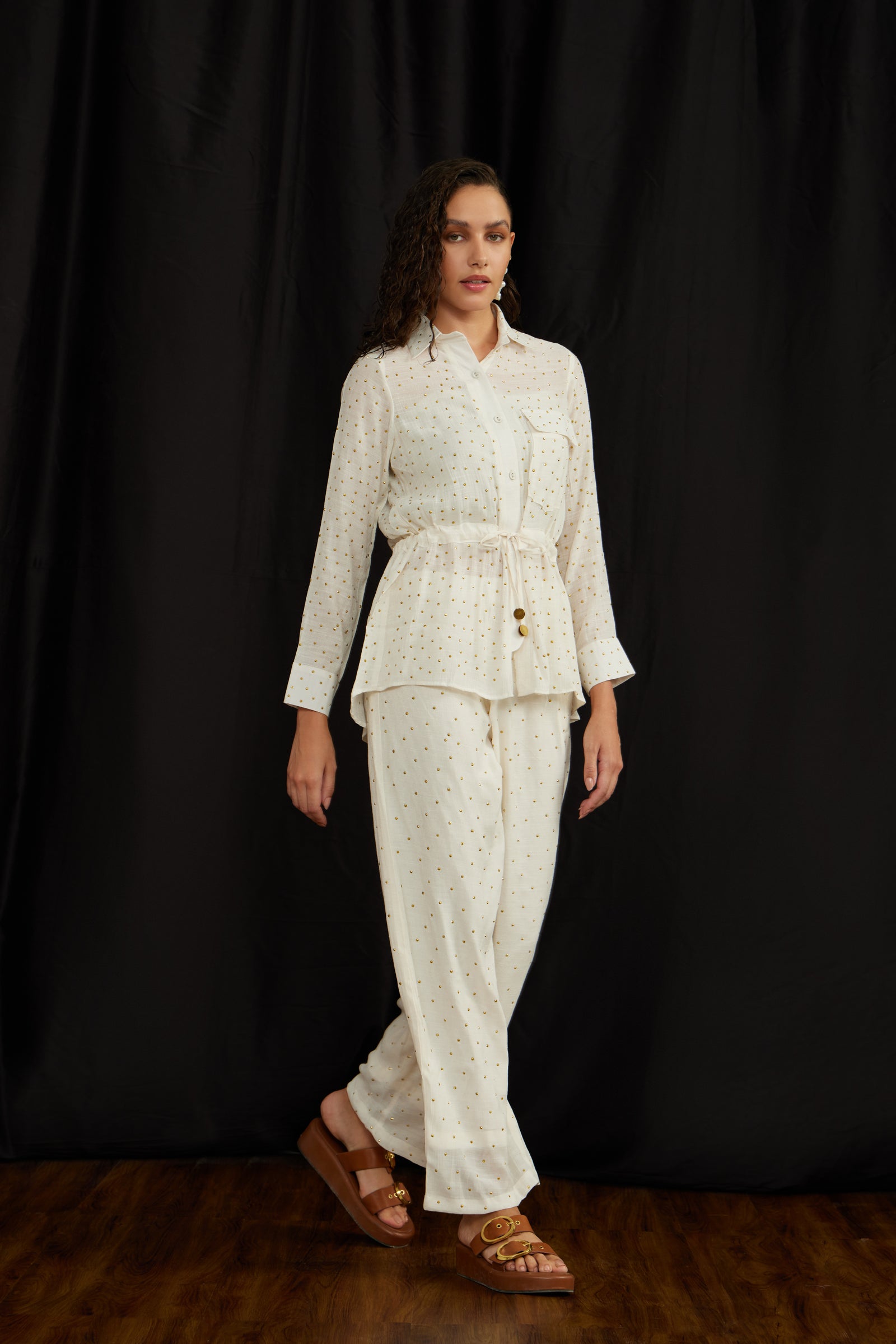 Drawstring Shirt Set ( ENT/1040€ )