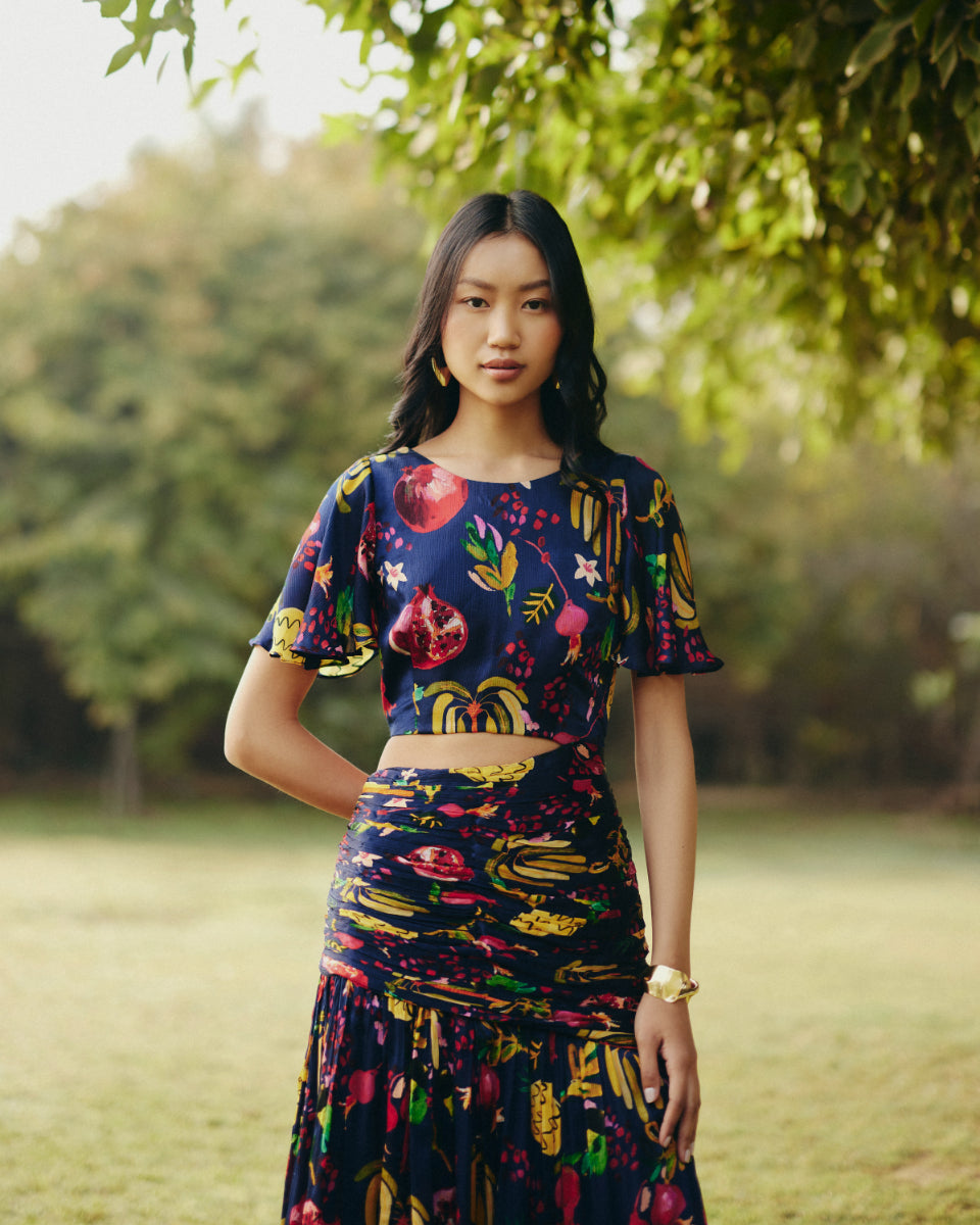 Ewoke Blue Maxi Dress