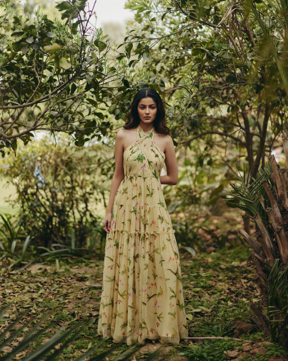 Ewoke Iris Maxi Gown