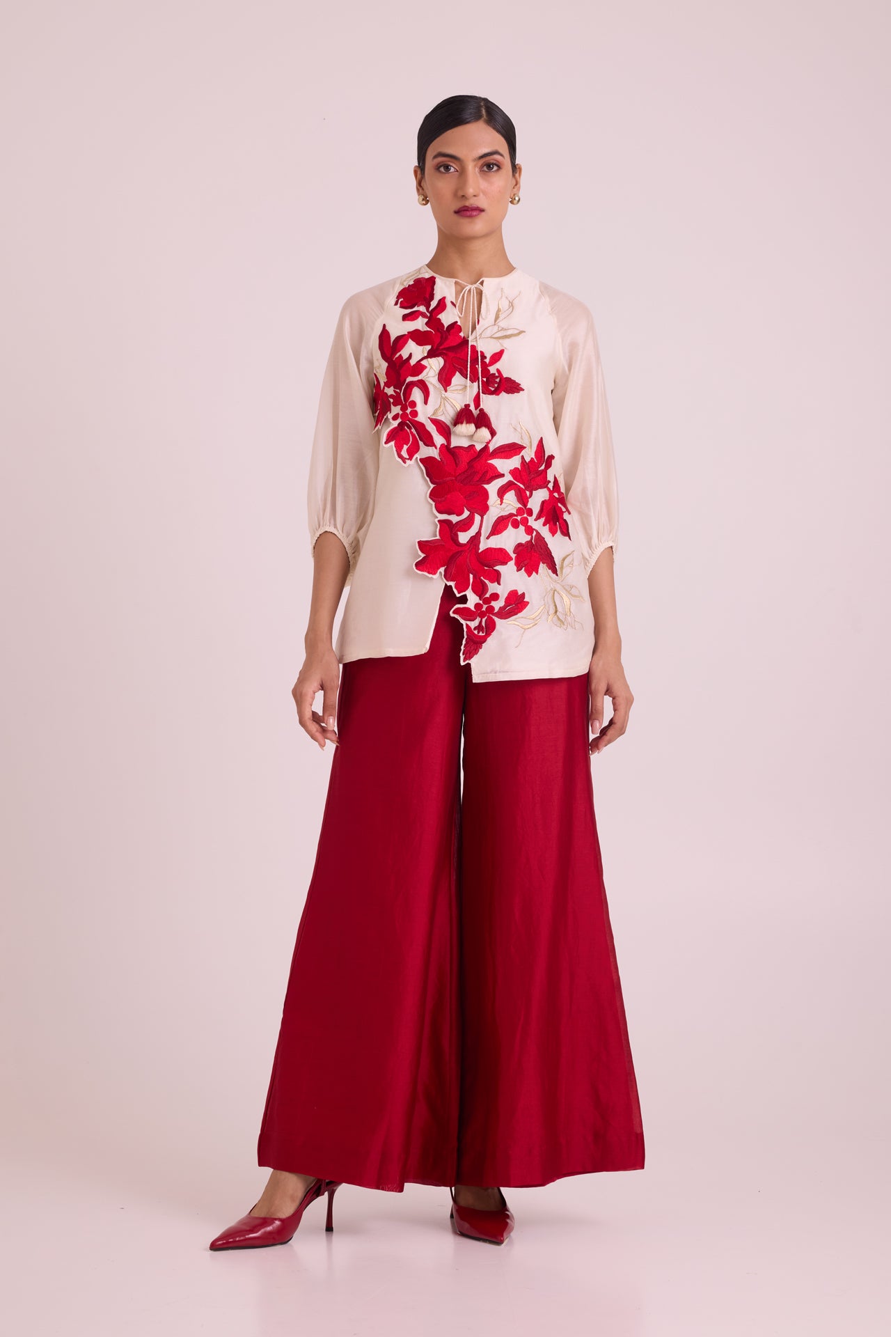 Malaca - Cascading Top + Pants