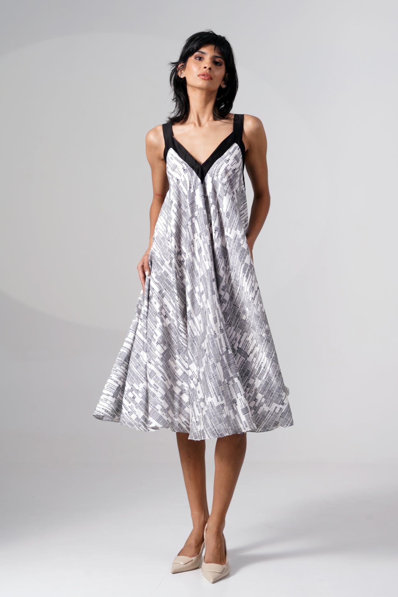 Hally -Slip Bias Dress