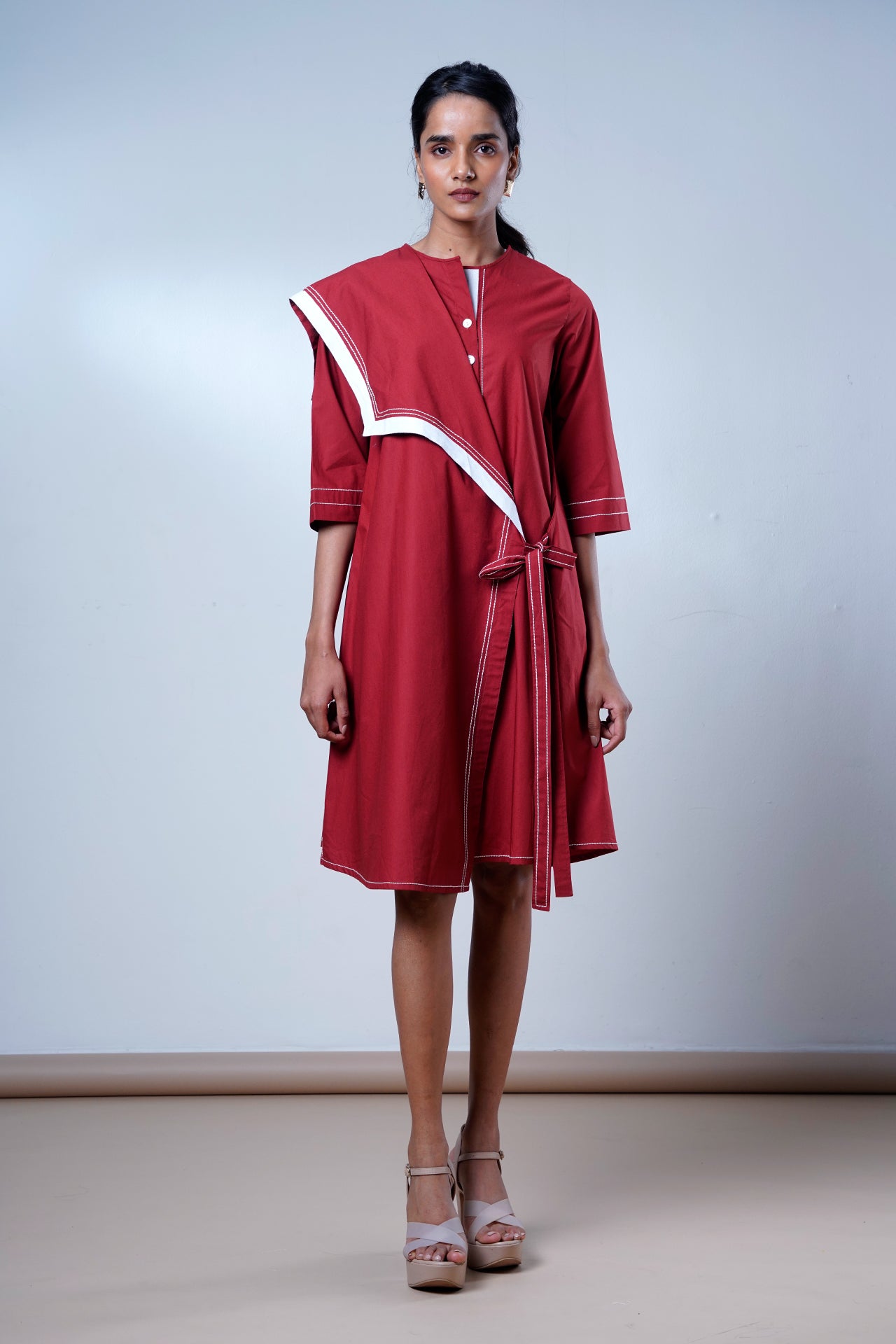 Brick Aster – Modern Angle Dress