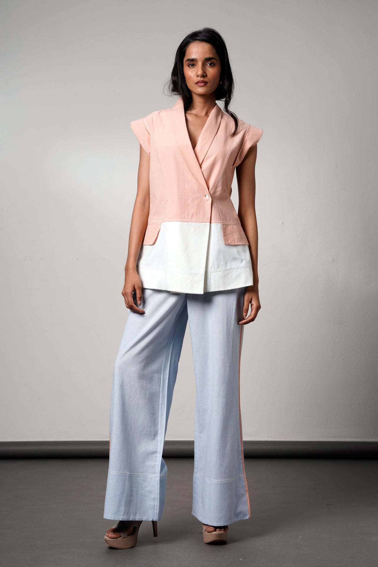 Brisbane – Sandstone Blazer Set