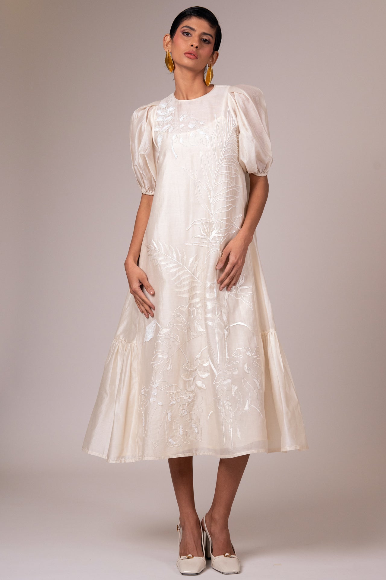 Featherlight Midi Dress