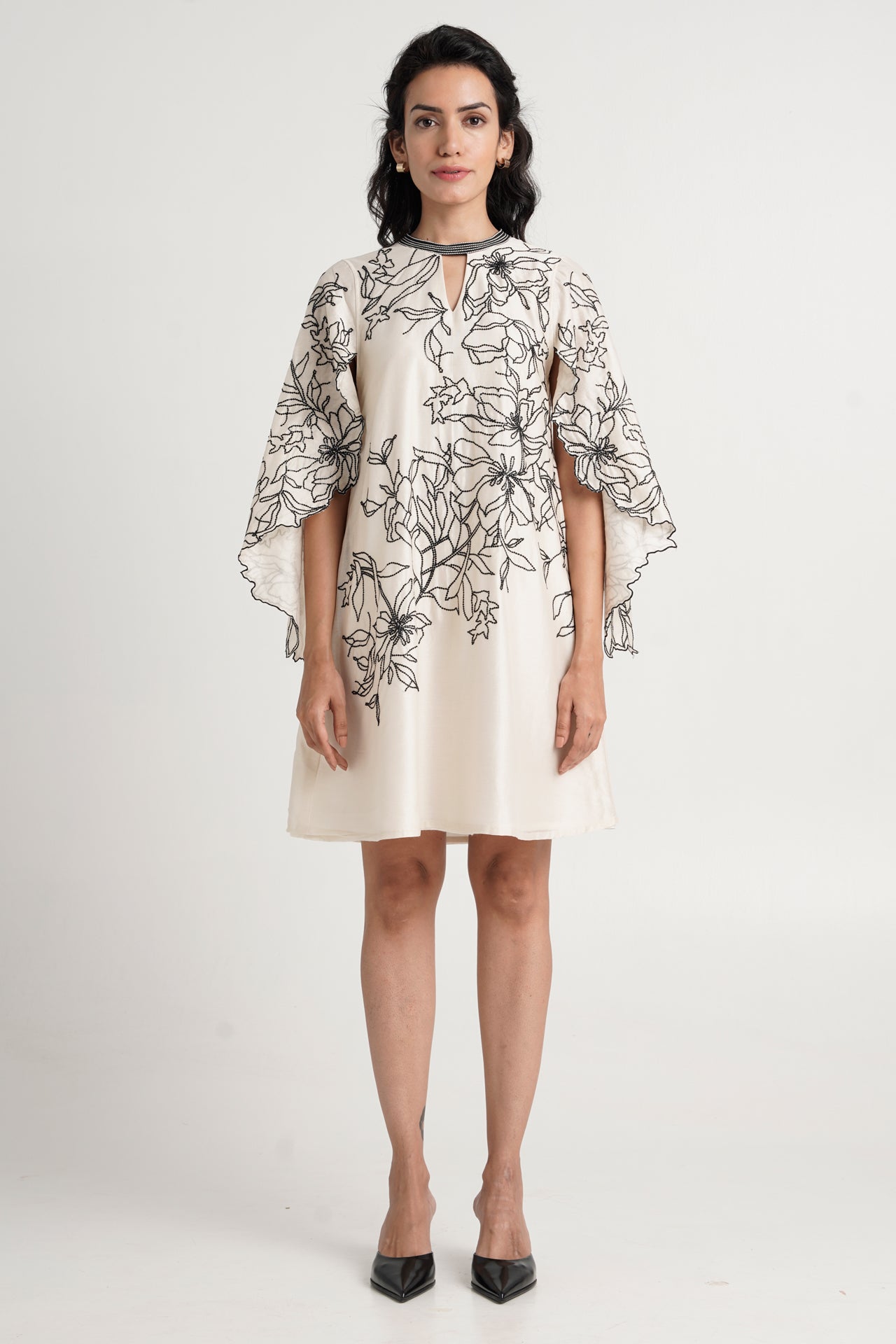 Monochrome Shift Dress