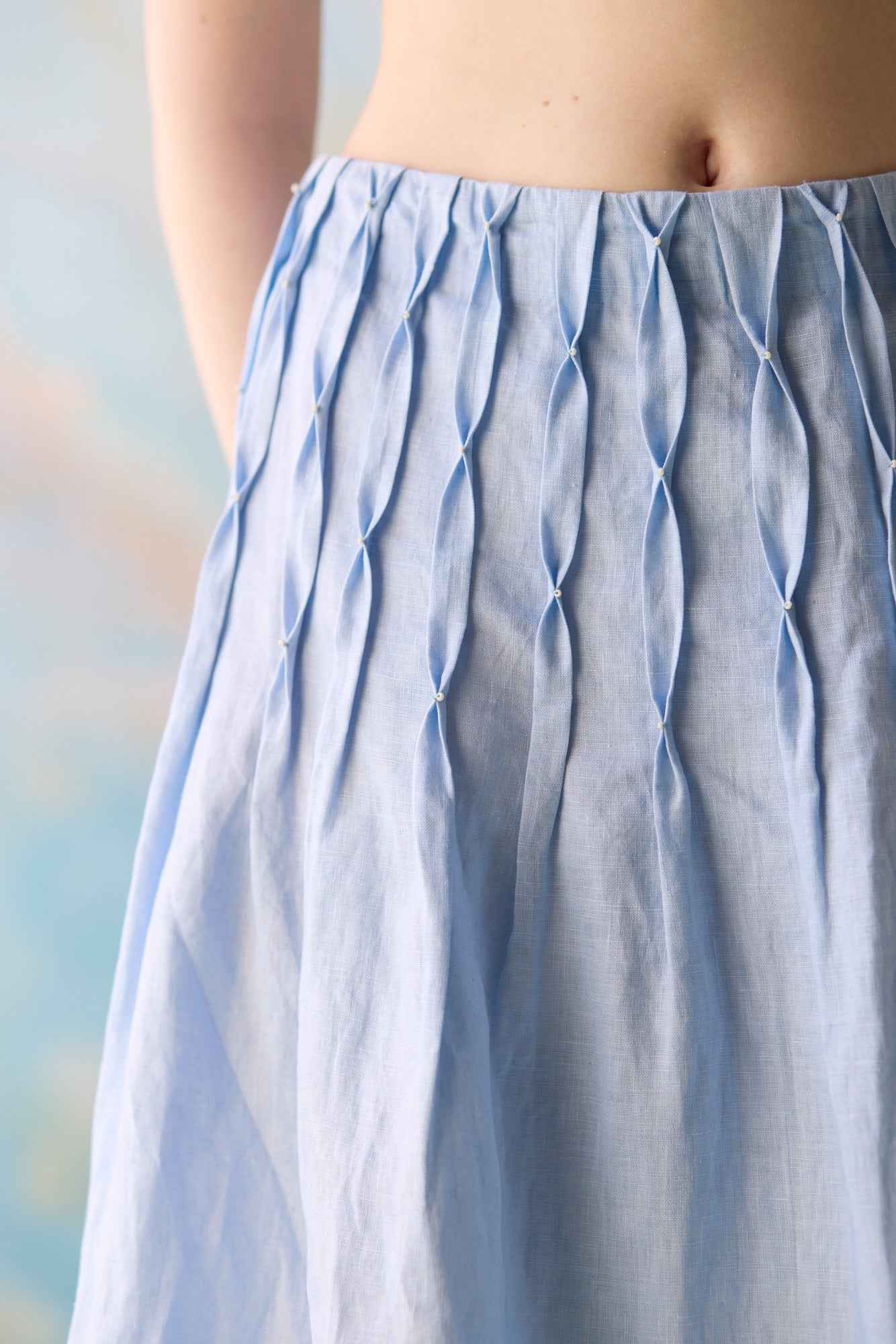 Celeste Smocked Skirt