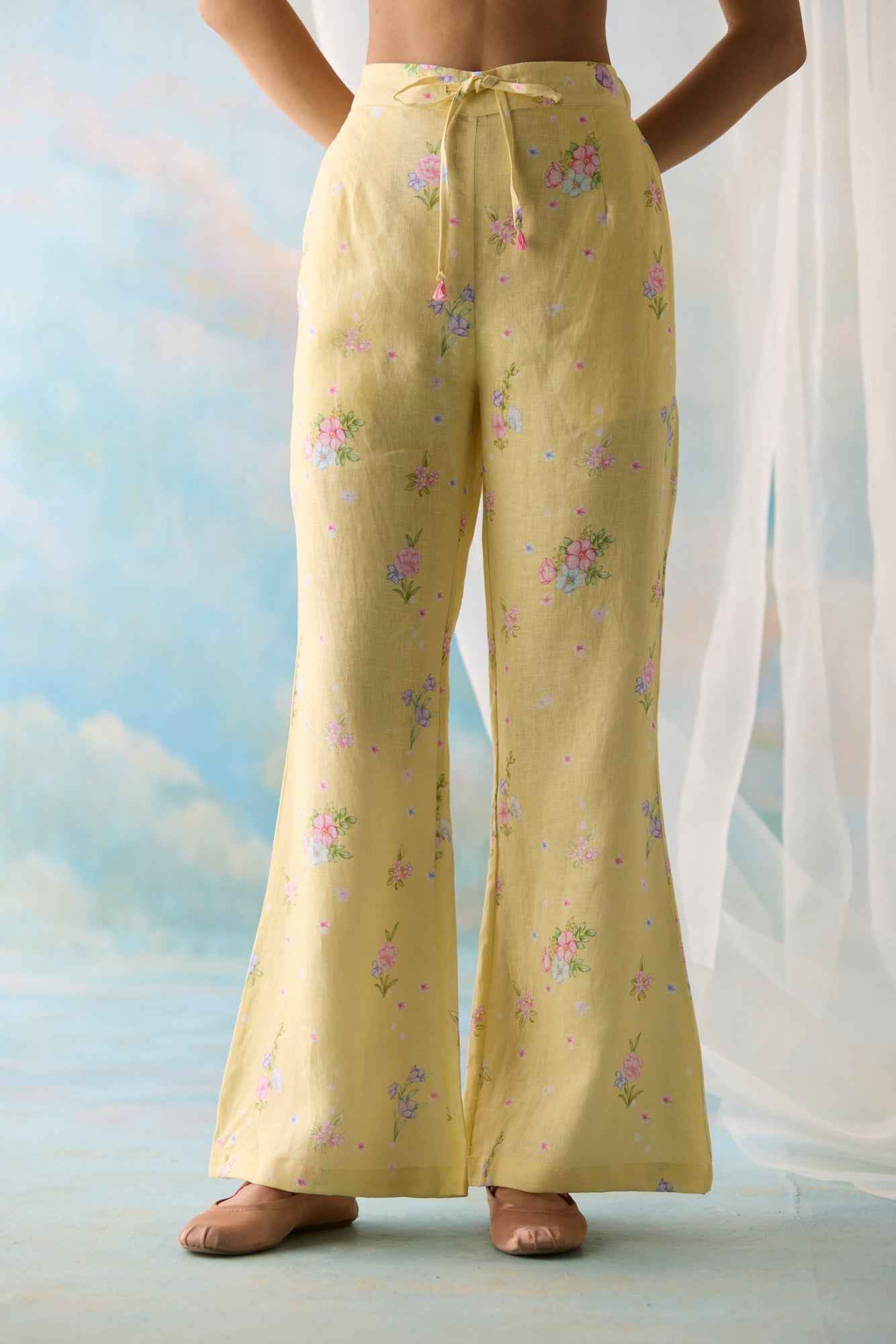 Citrine Flared Pants