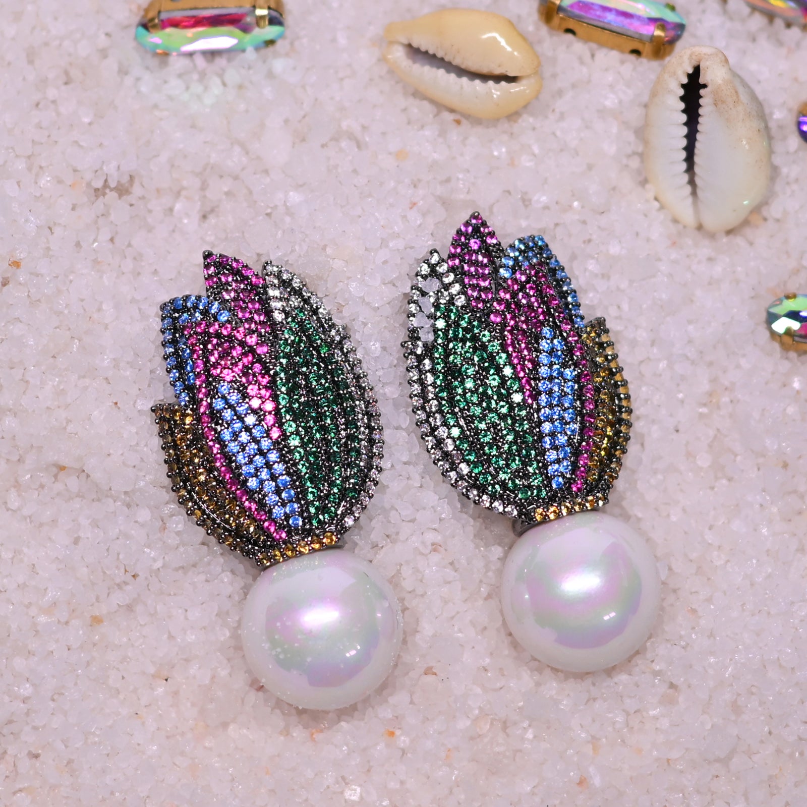 Prism Pearl Studs