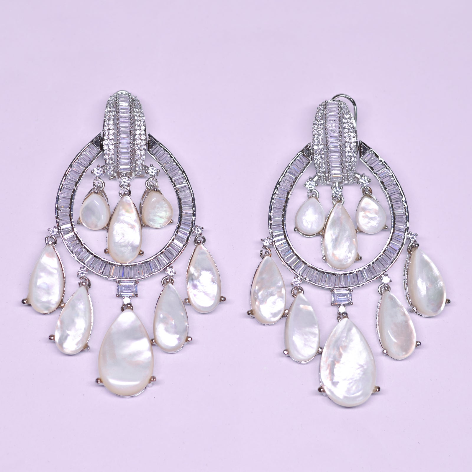 Luxe Radiance Chandeliers- White