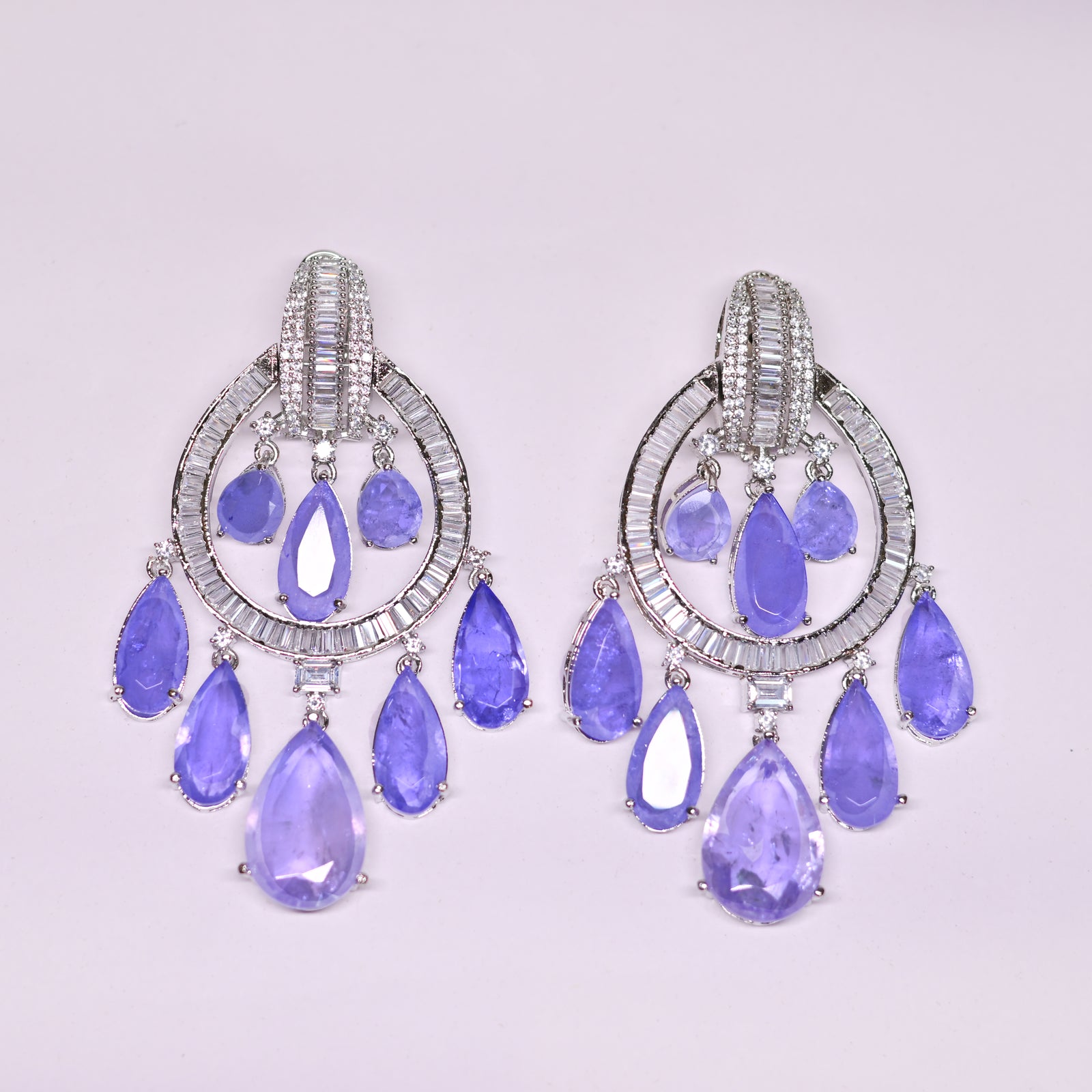 Luxe Radiance Chandeliers- Lavender