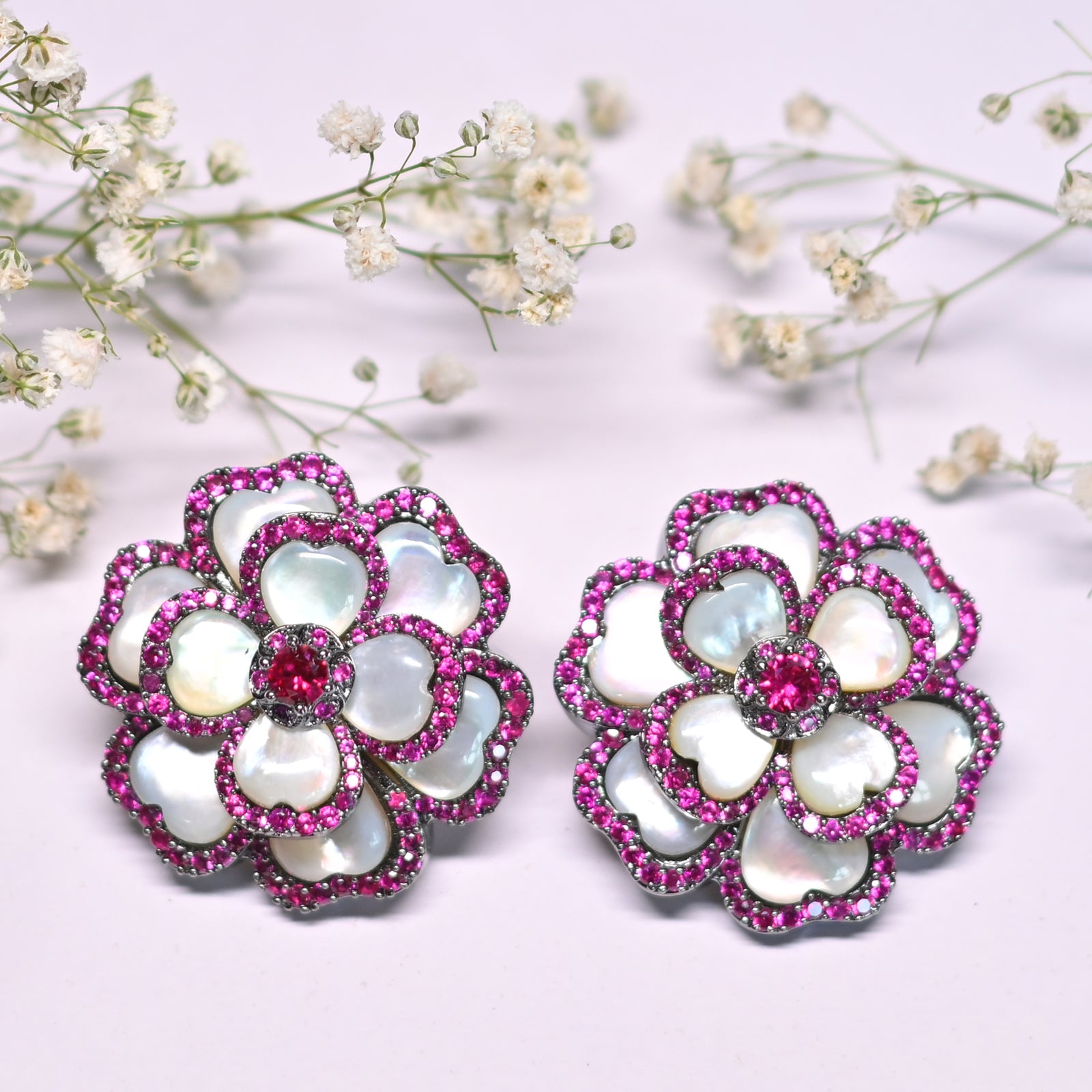 Floral Finesse Petal Earrings