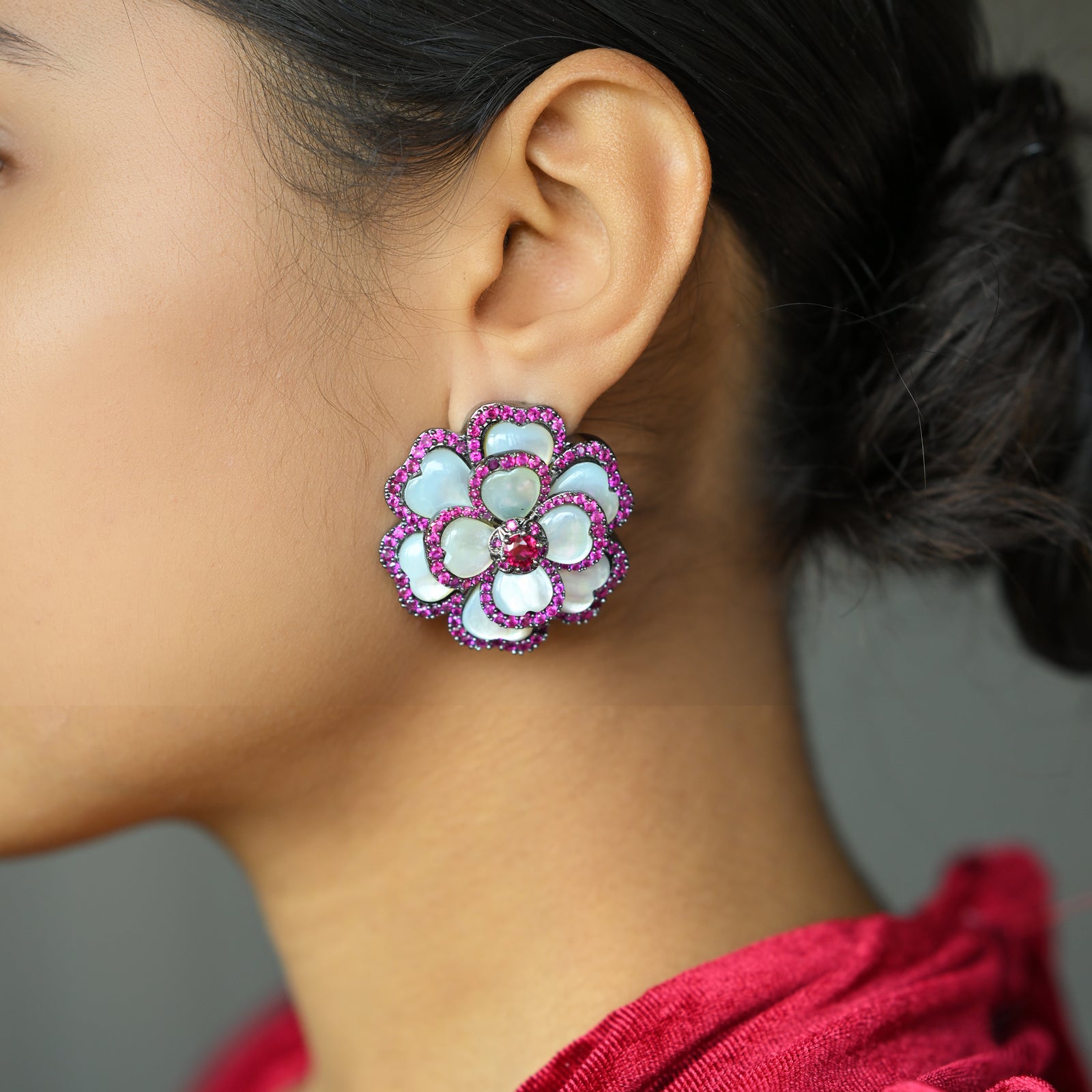 Floral Finesse Petal Earrings