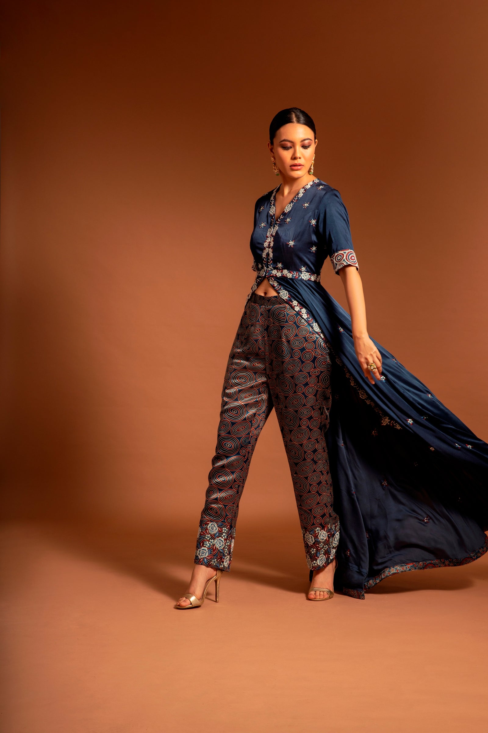 Sally fluid tunic with pants