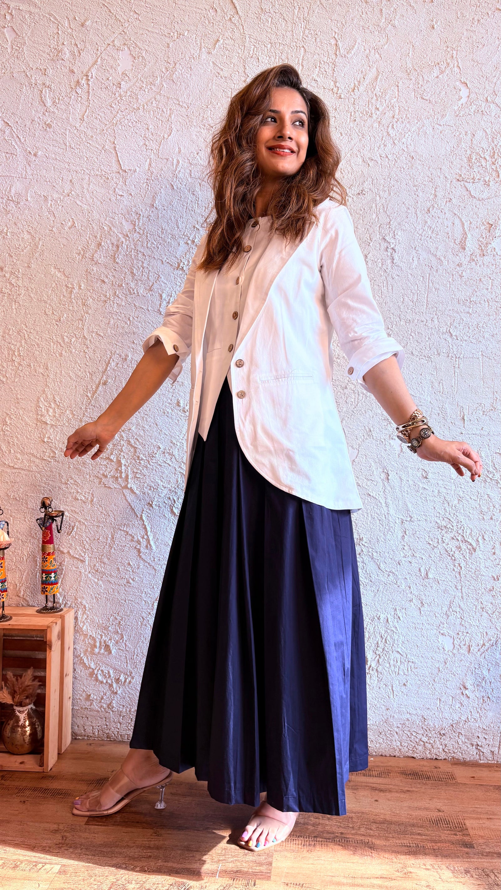 lady Lead White-Blue