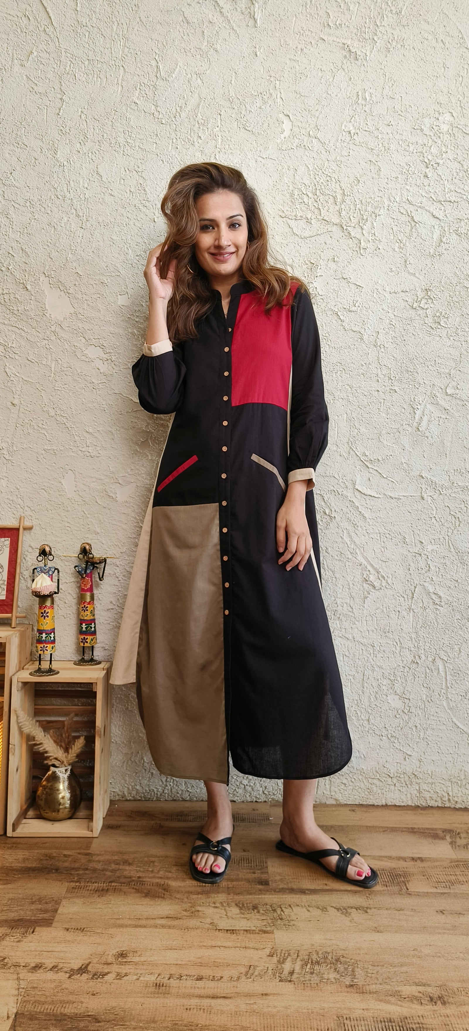 Pop Tart Dress Black