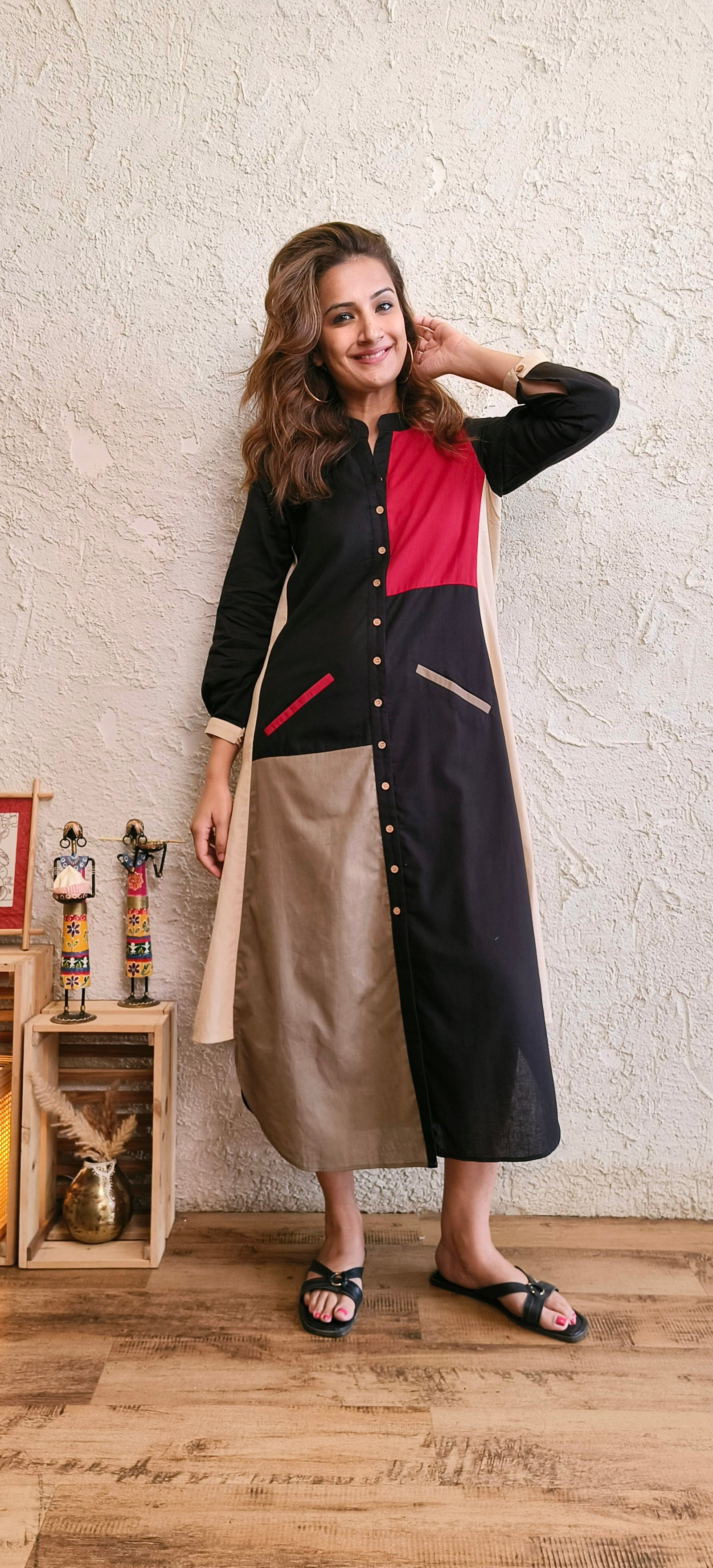 Pop Tart Dress Black