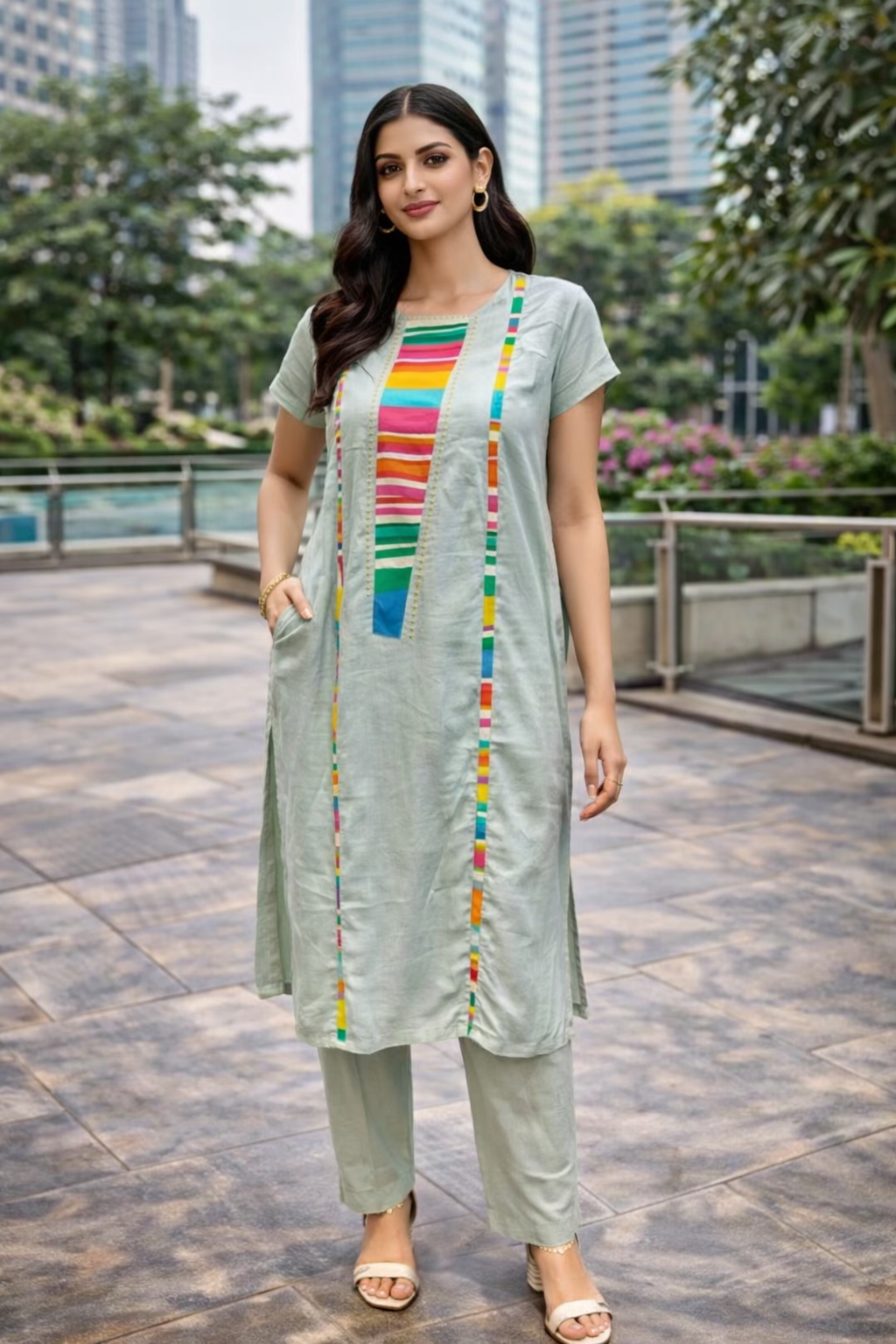 Relaxed Linen Kurta