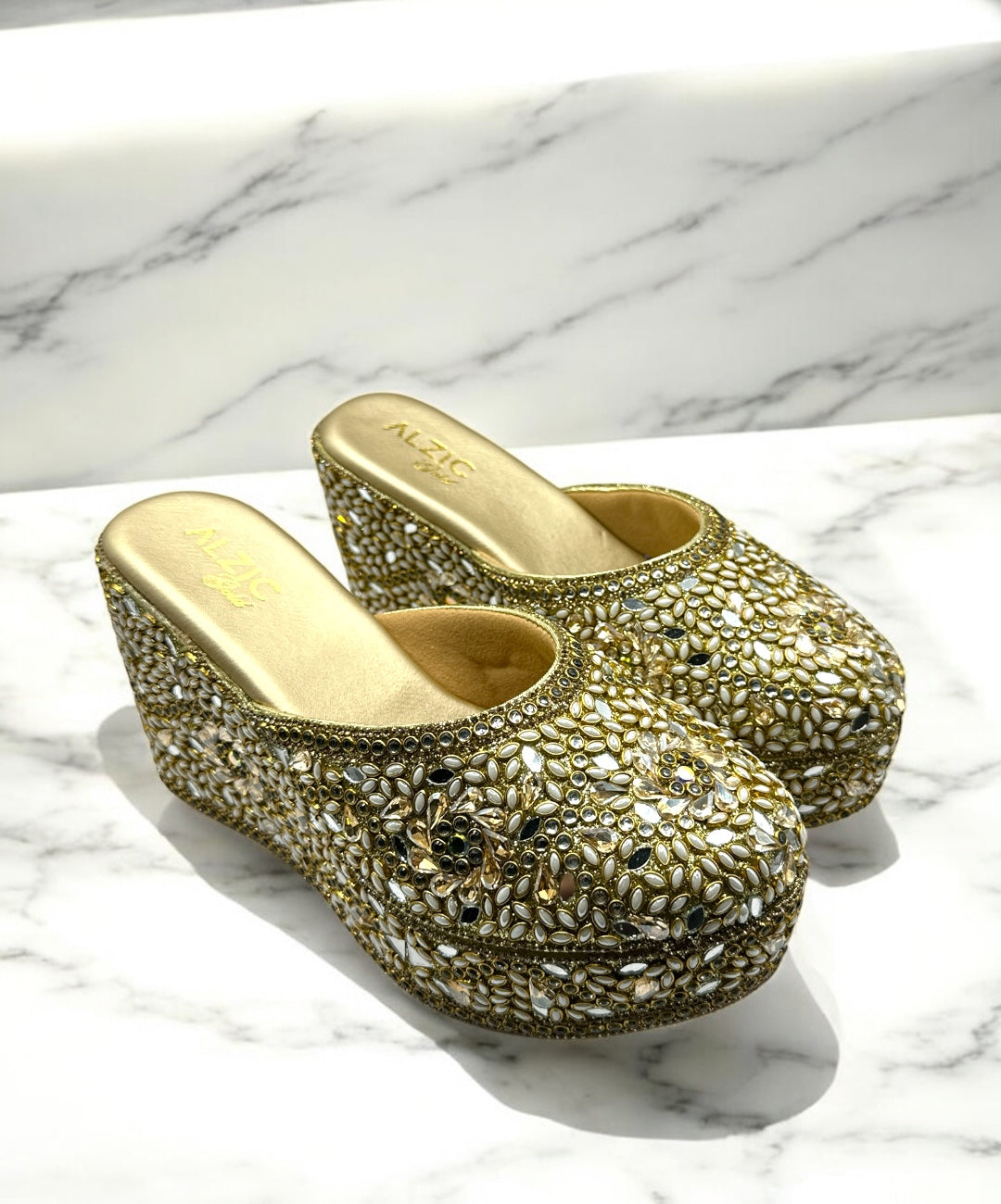 Zarira Couture Wedge Heels