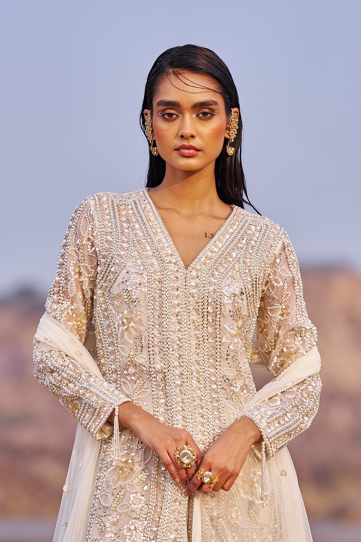 Utsav chamakate jalsaa lehenga set