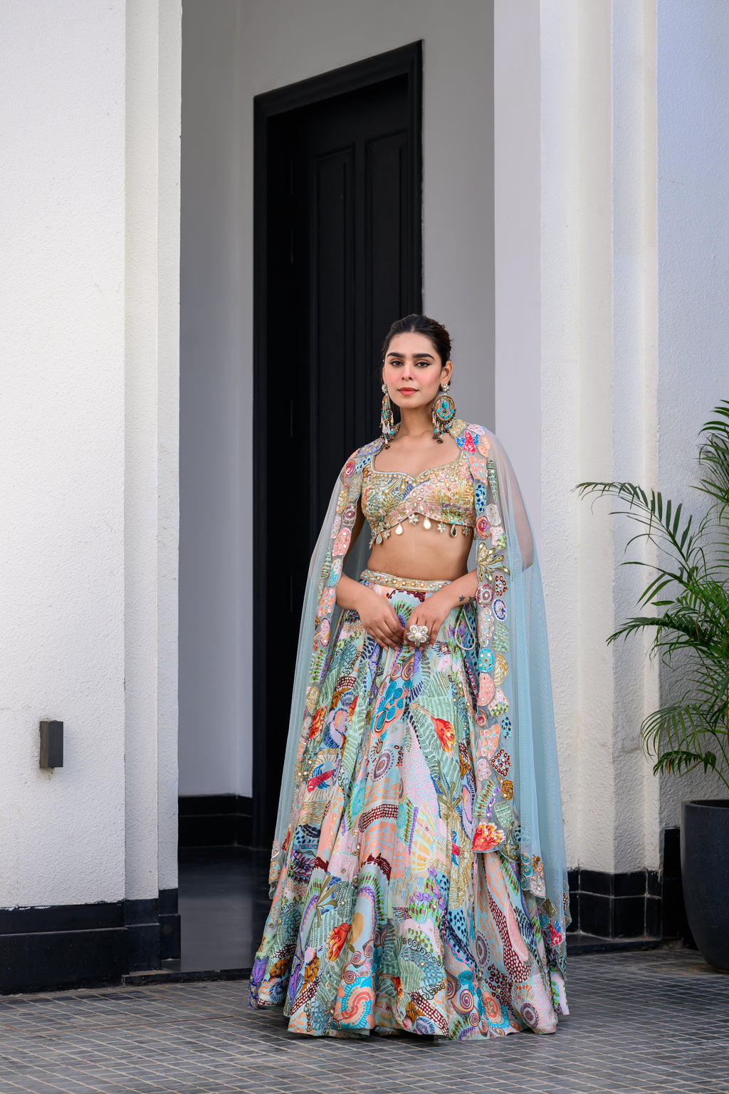 Gardenia Highlighted Lehenga Set