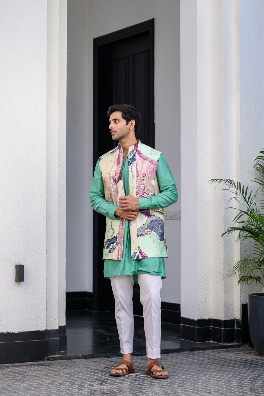 Eden H Half Jacket Paidawn With Pants