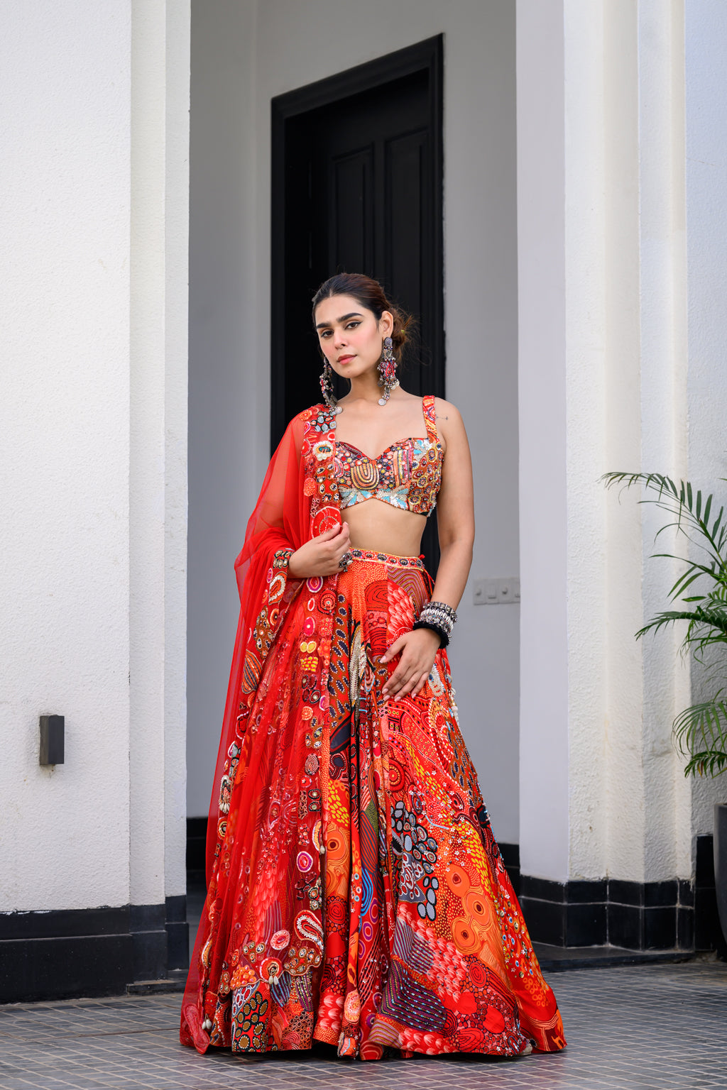 Dawn H Lehenga Paidawn With H Blouse And H Apl Dupatta