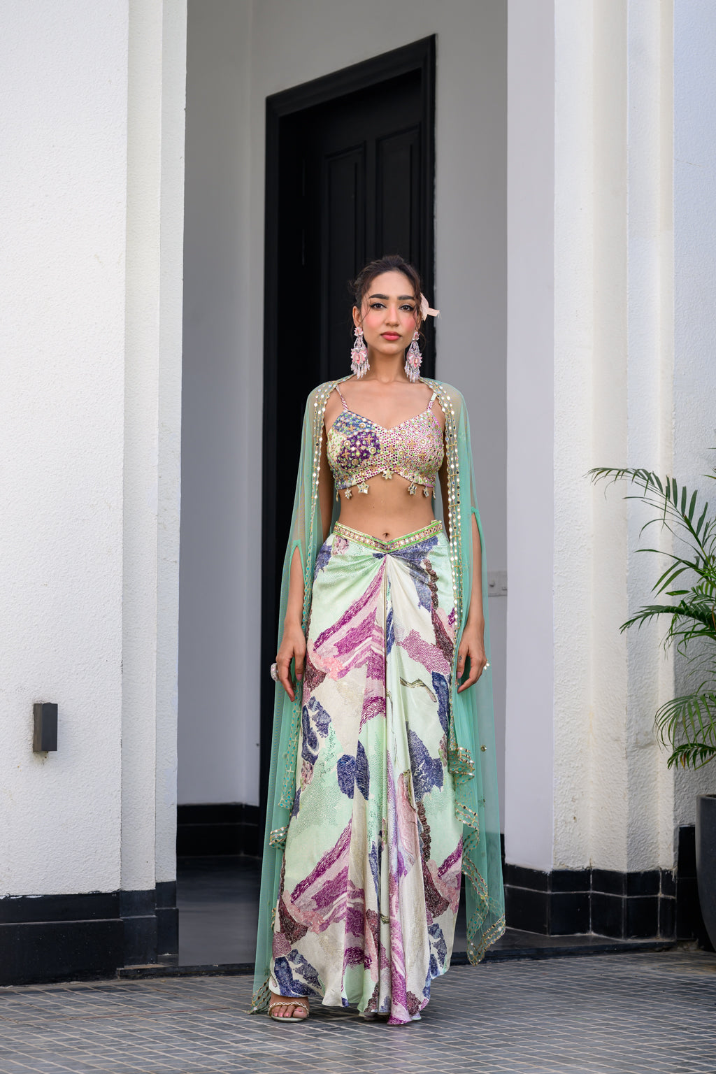 Eden Highlight Bralette With Mirror Work