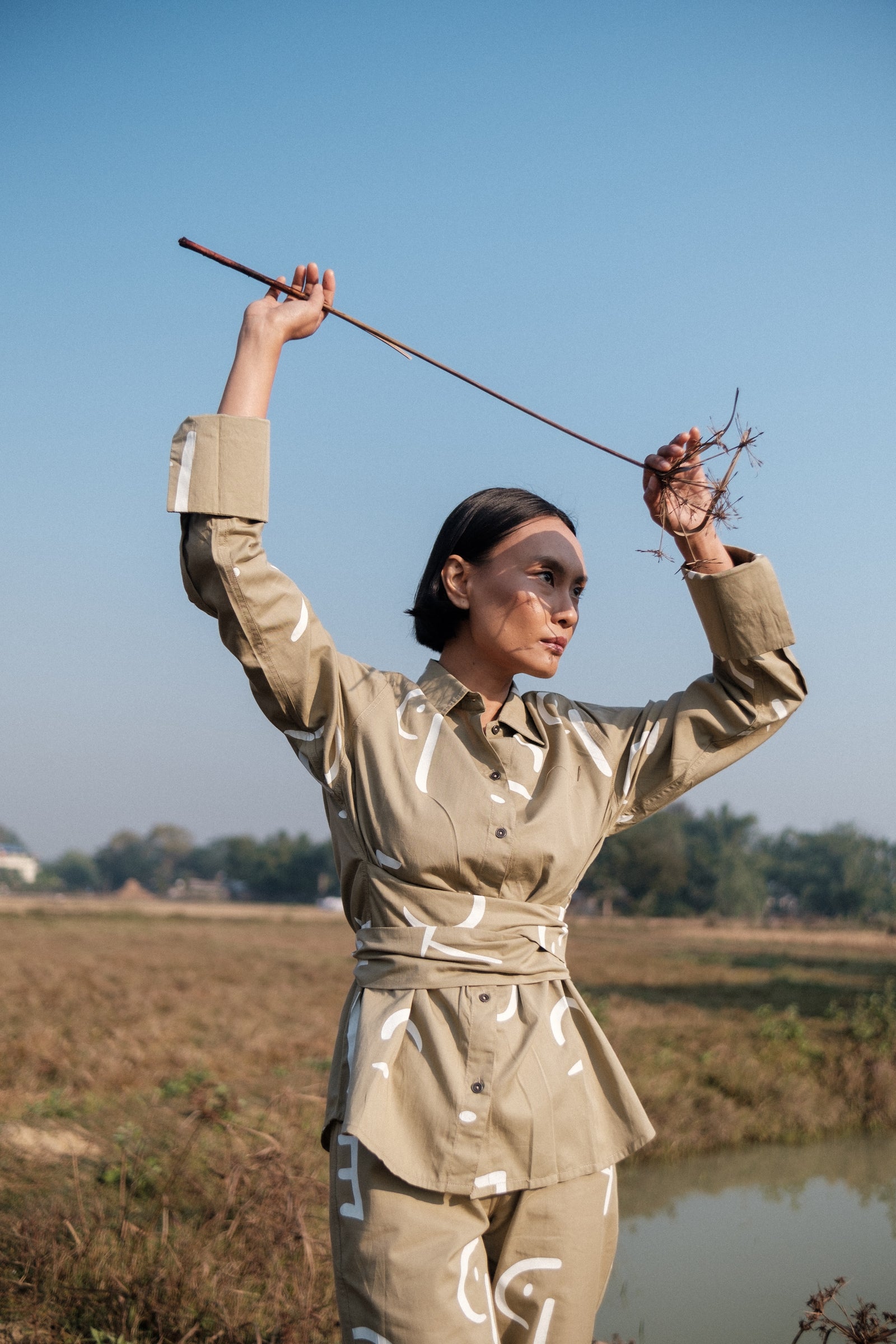 Nara Front knot Shirt