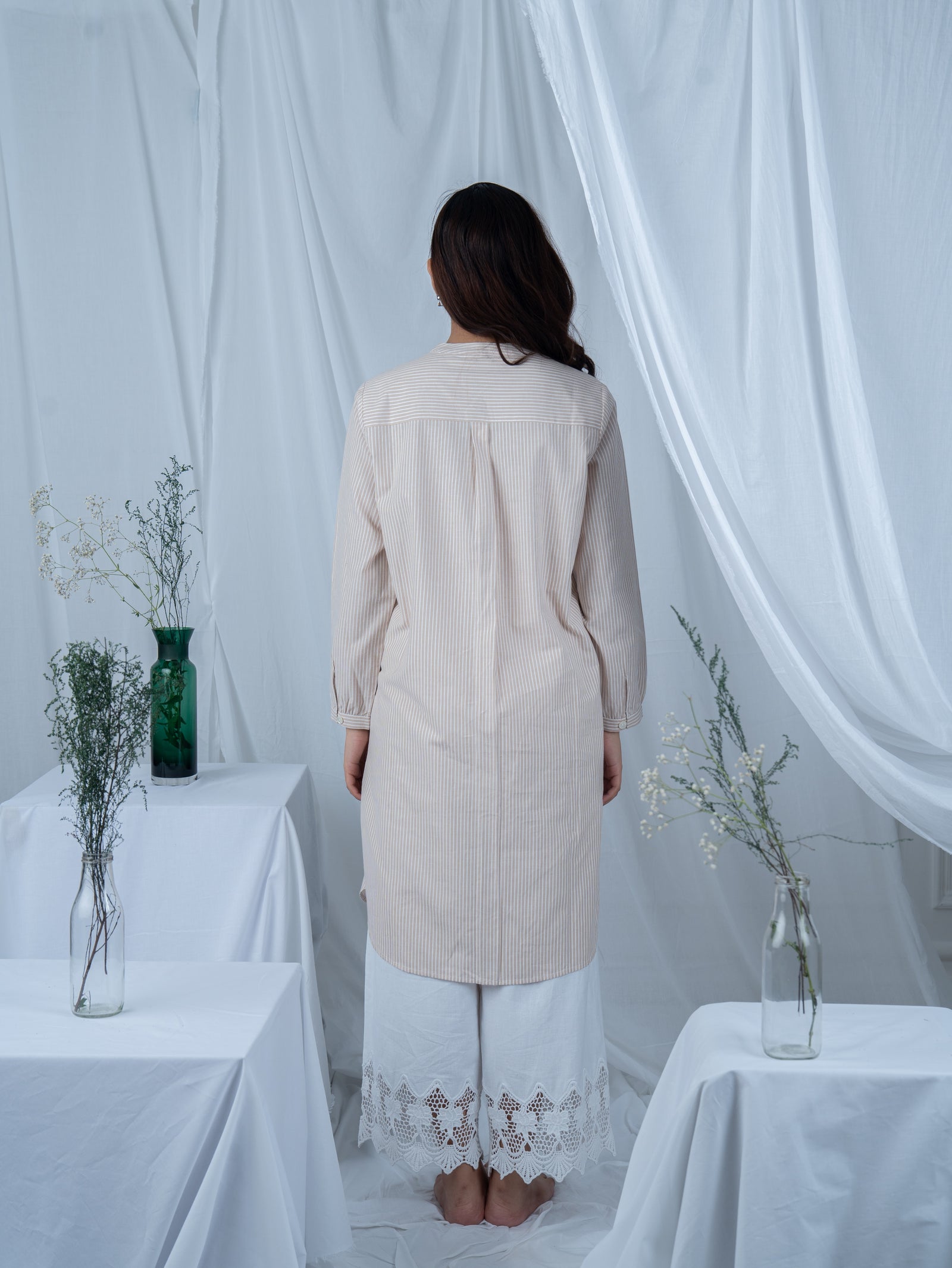 SS-2441 Beige Stripe