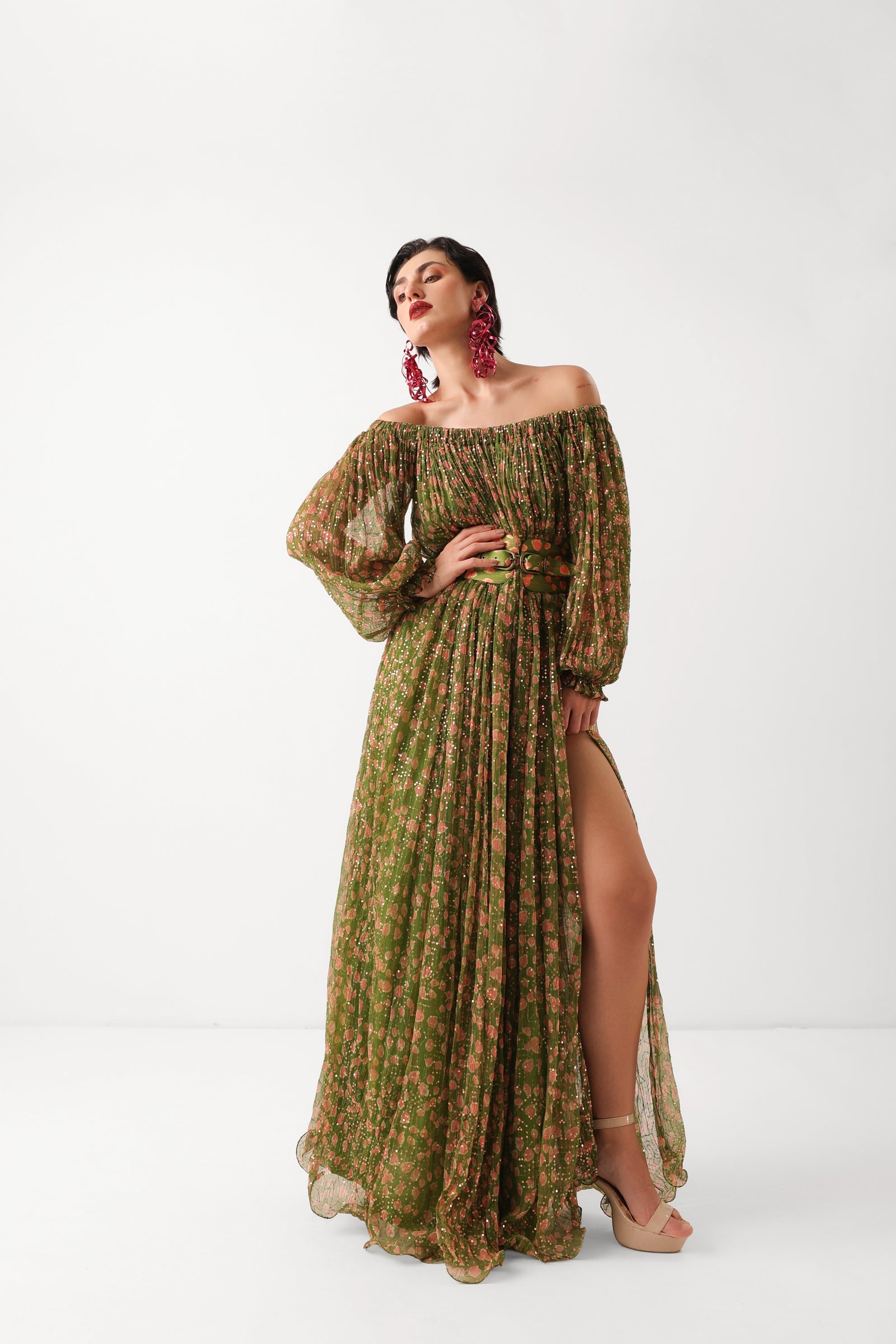 The Avacado Green Eden Garden Maxi