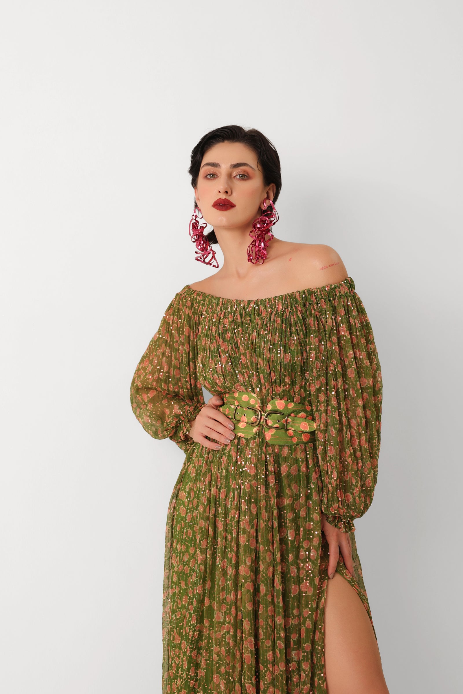 The Avacado Green Eden Garden Maxi