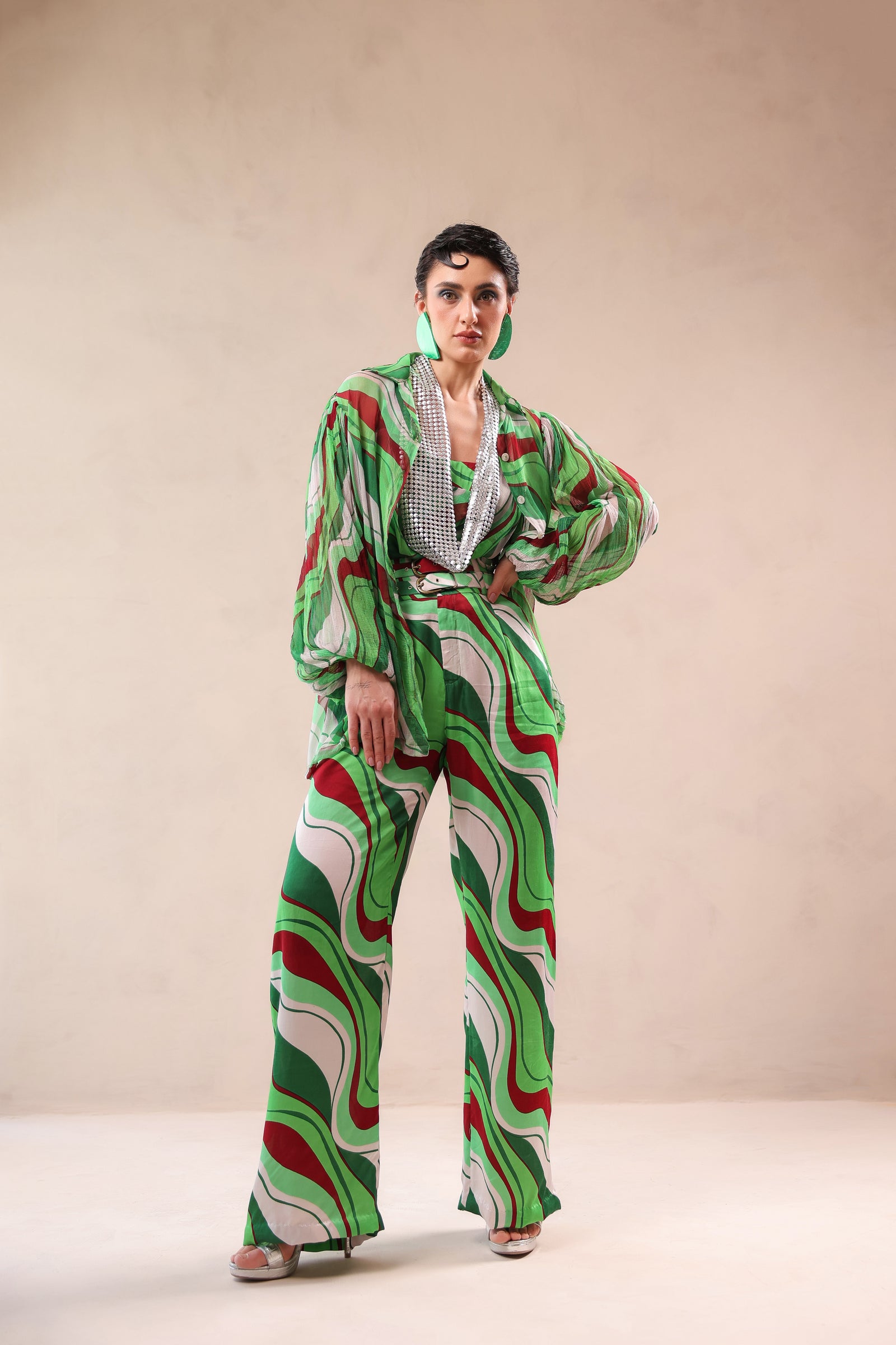 The all green co-ord set