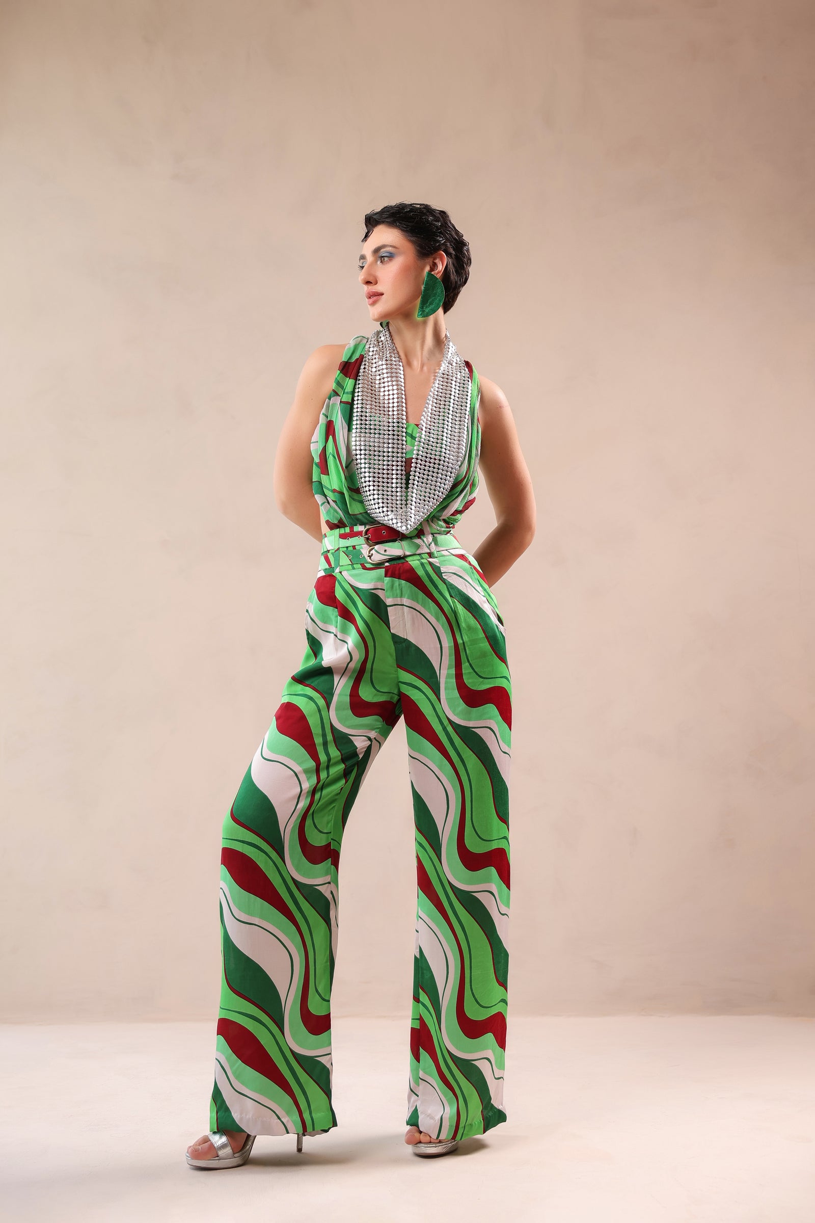 The all green co-ord set