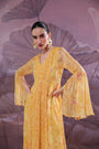 The sandesh dress in butter yellow
