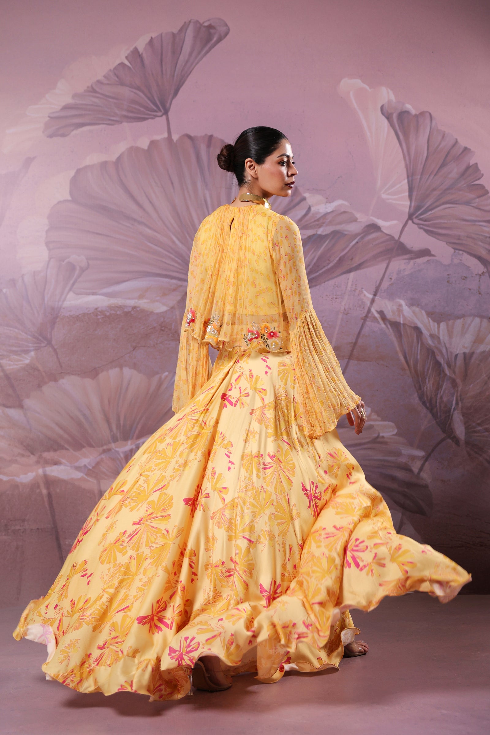 The Kesar Bagh Skirt top set