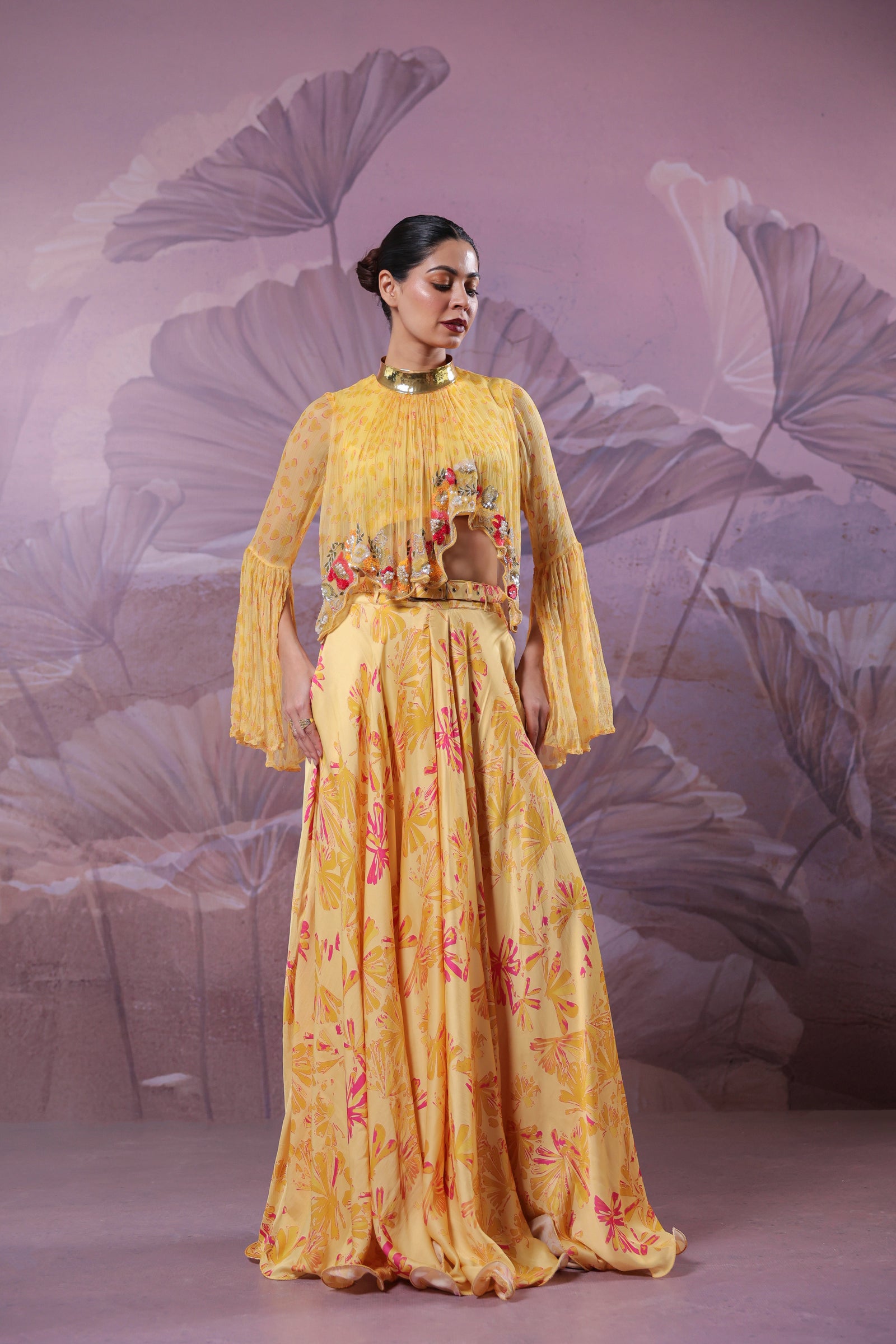 The Kesar Bagh Skirt top set