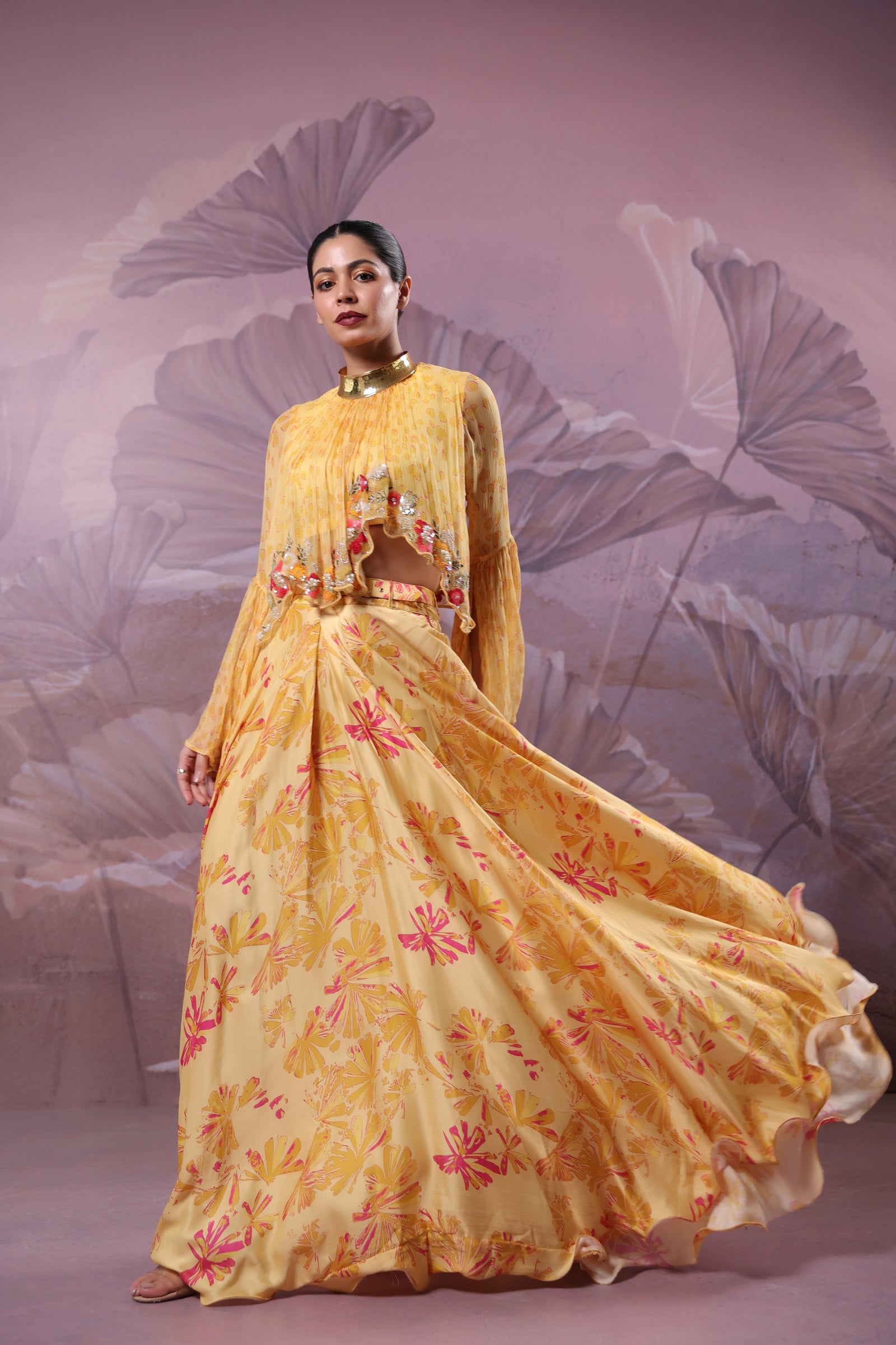 The Kesar Bagh Skirt top set