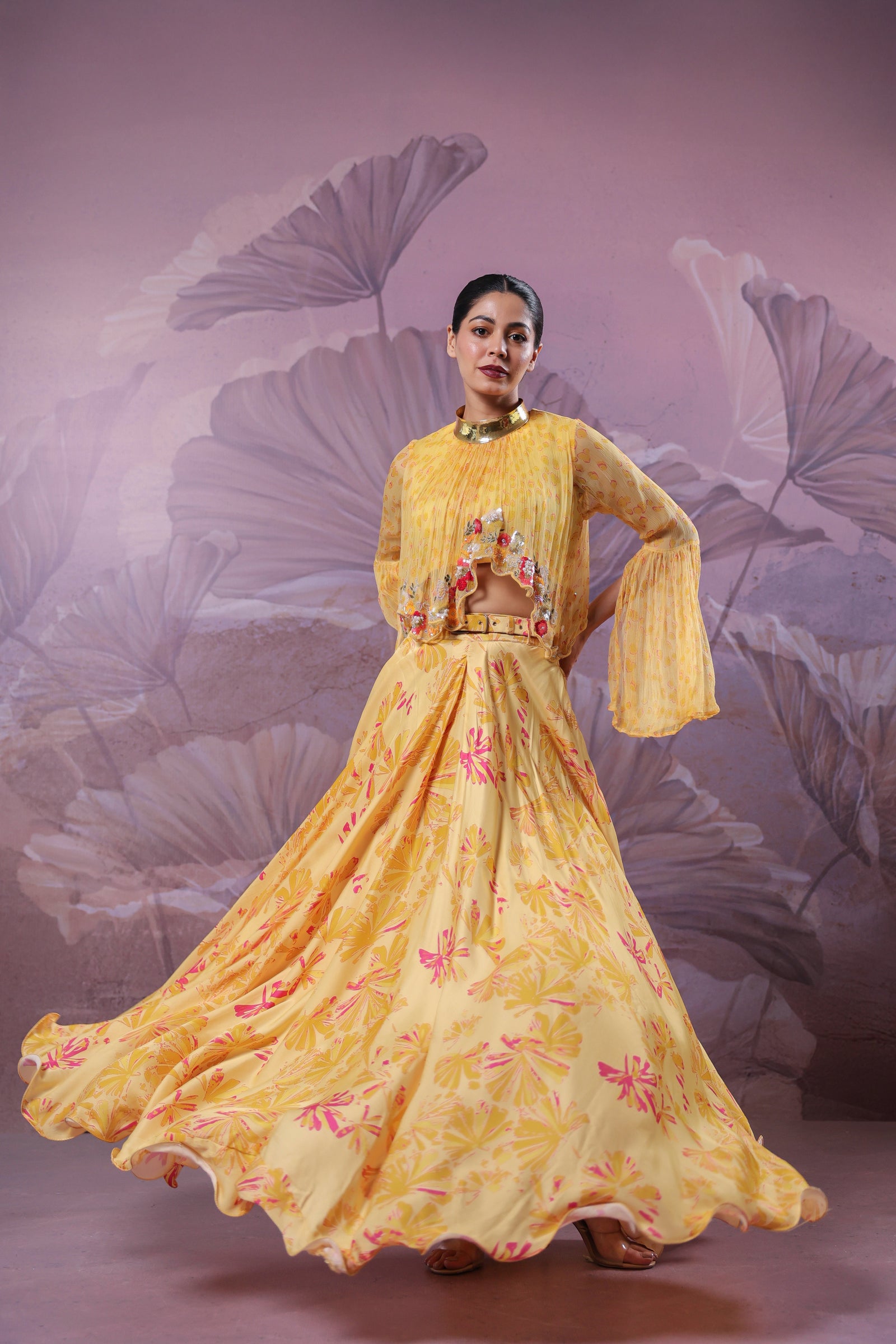 The Kesar Bagh Skirt top set