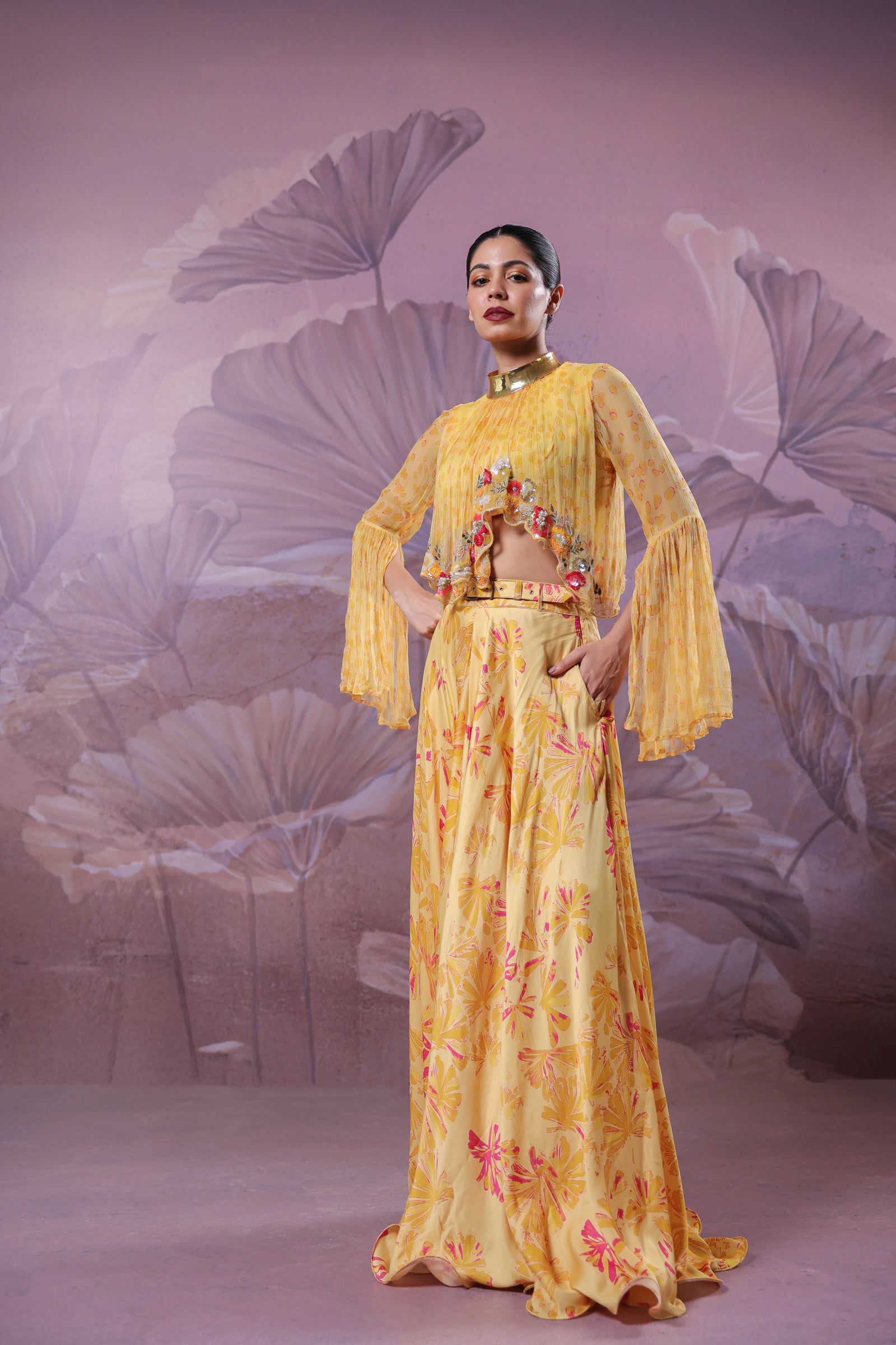 The Kesar Bagh Skirt top set