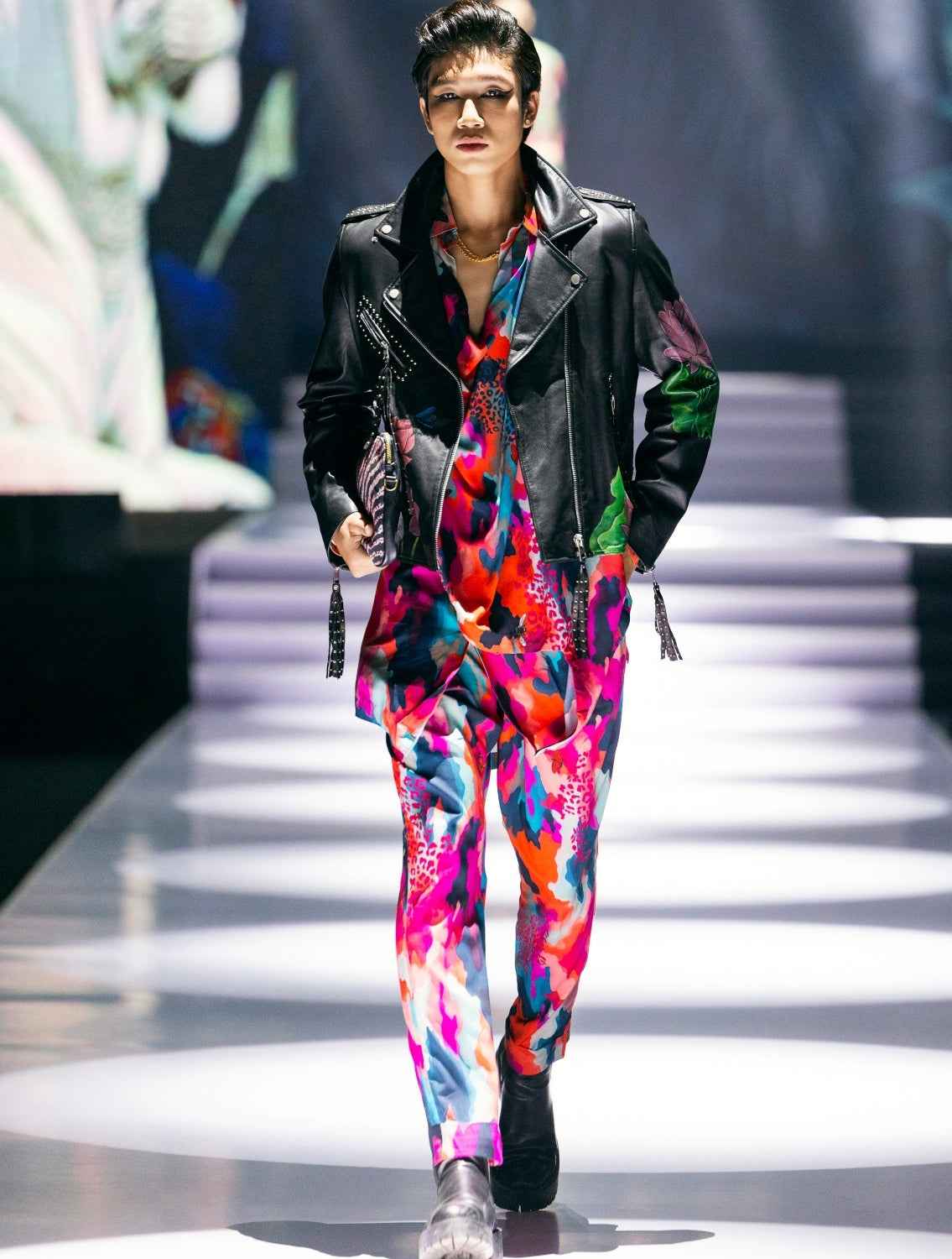 Leh Cowl Printed Coord Set by Mr. Ajay Kumar