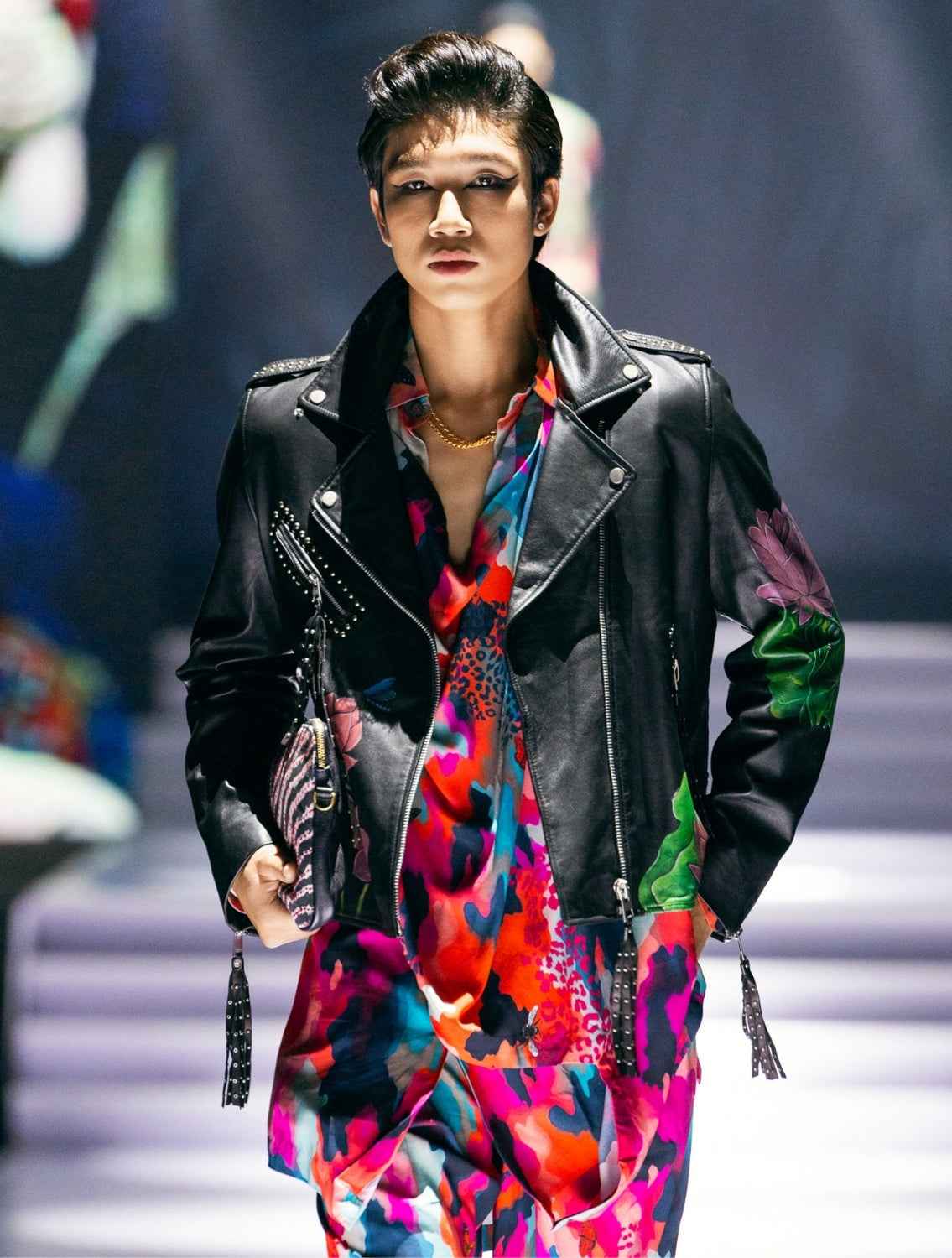 Leh Cowl Printed Coord Set by Mr. Ajay Kumar