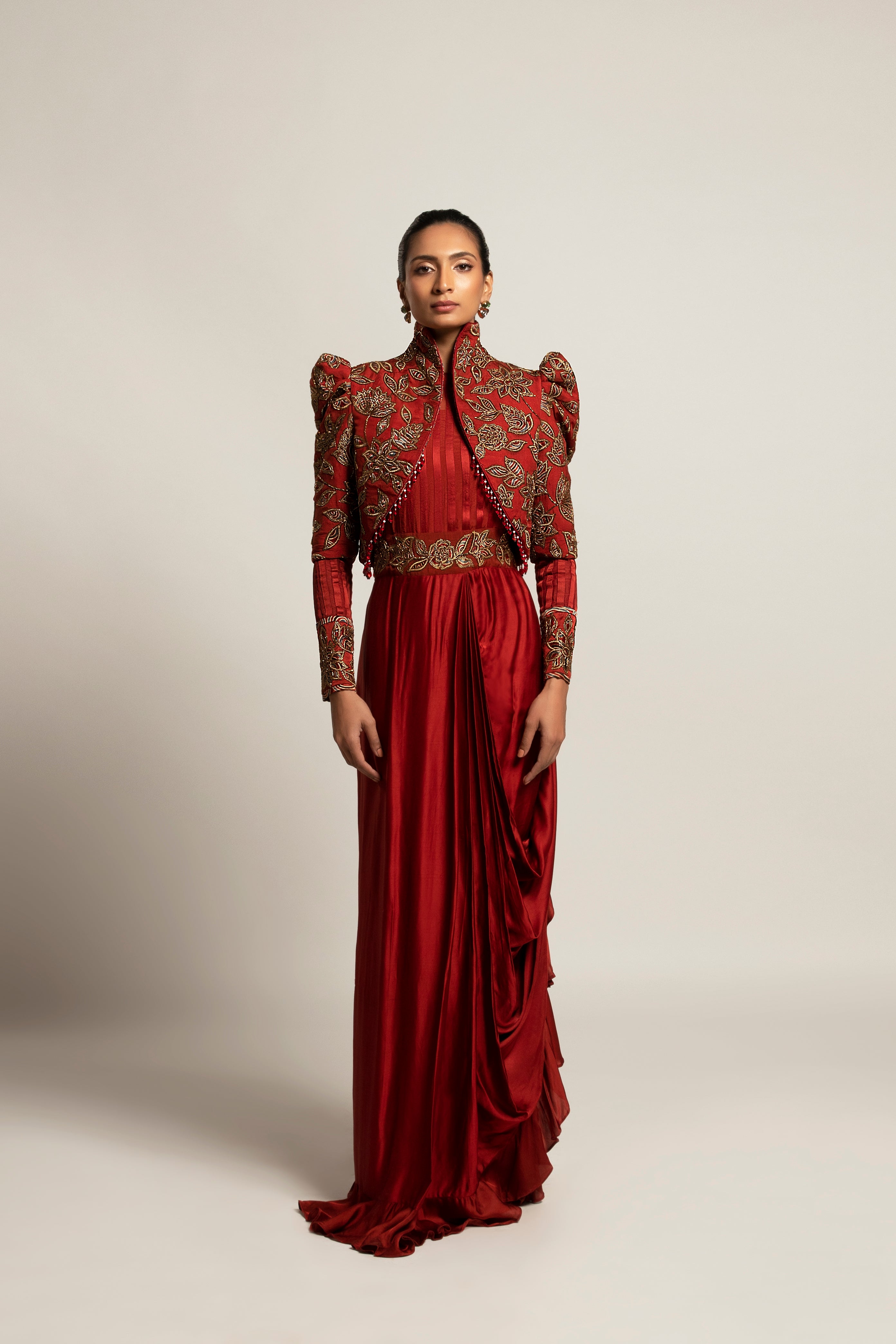 Elysian Drape Saree Set